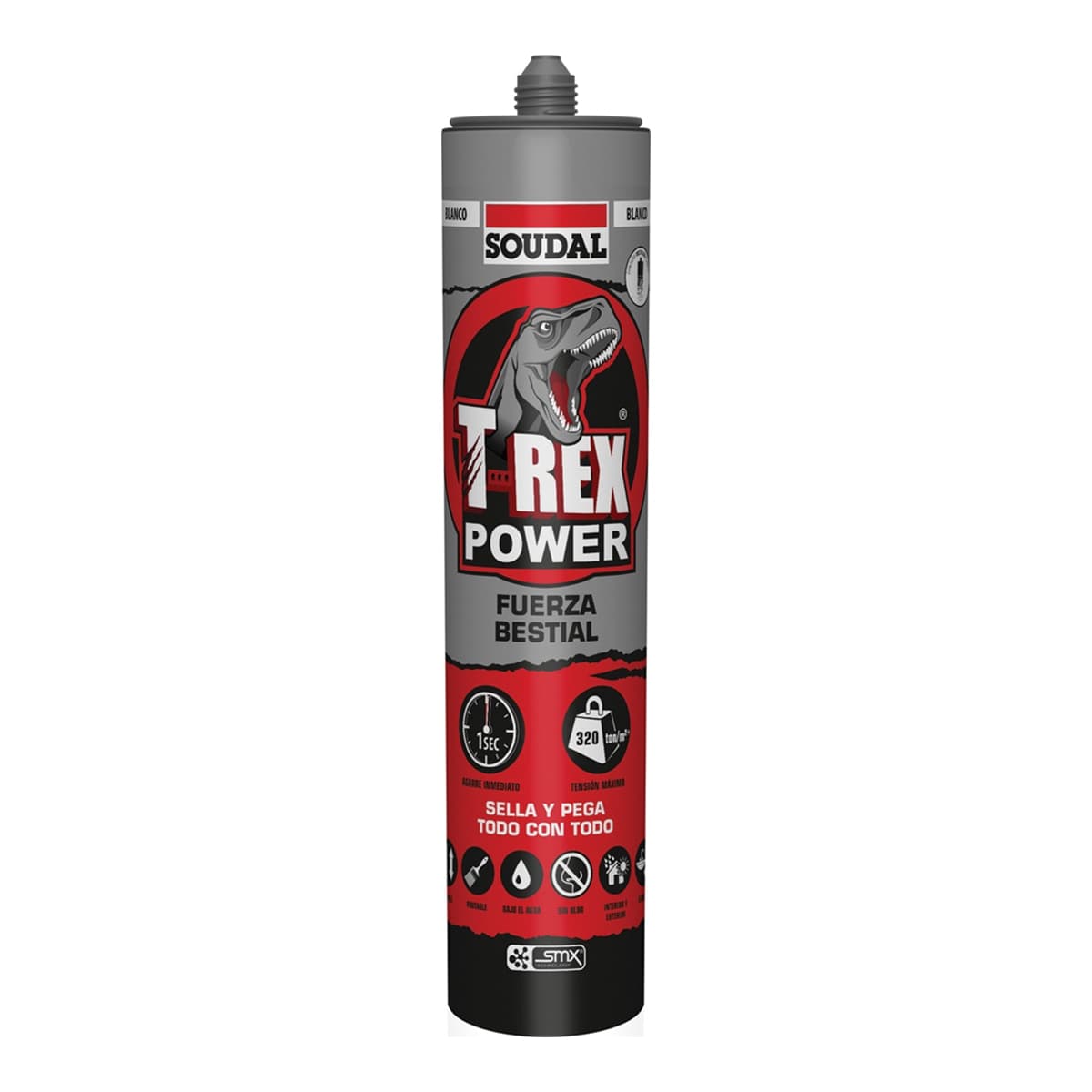 SOUDAL - Adhesivo Sellador T-Rex Power 290 ml.