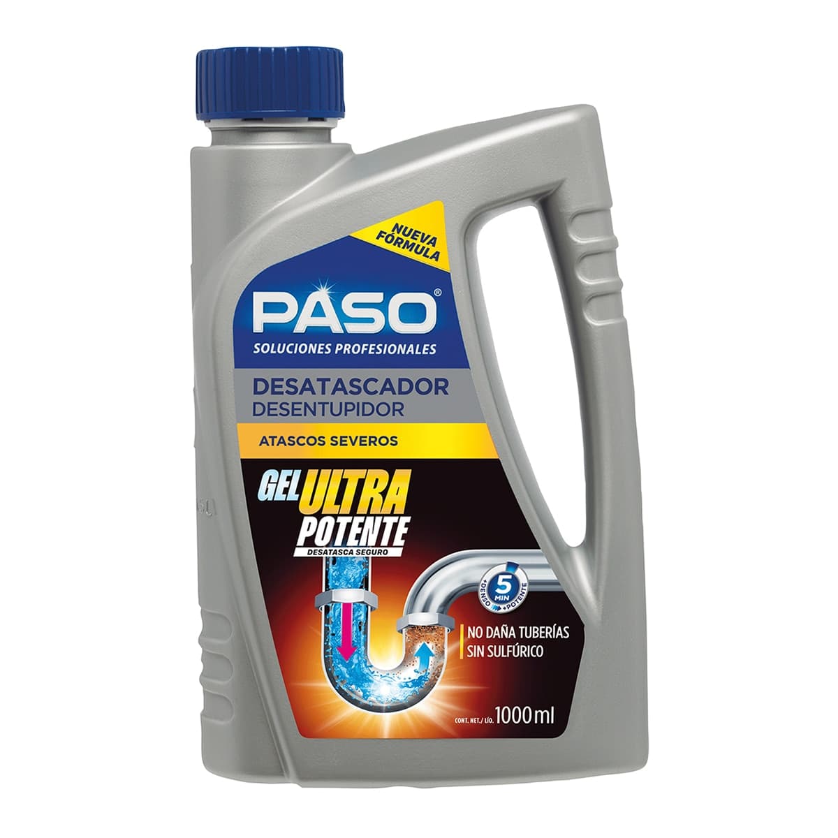 Paso - Desatascador Profesional Express en Gel 1 l.