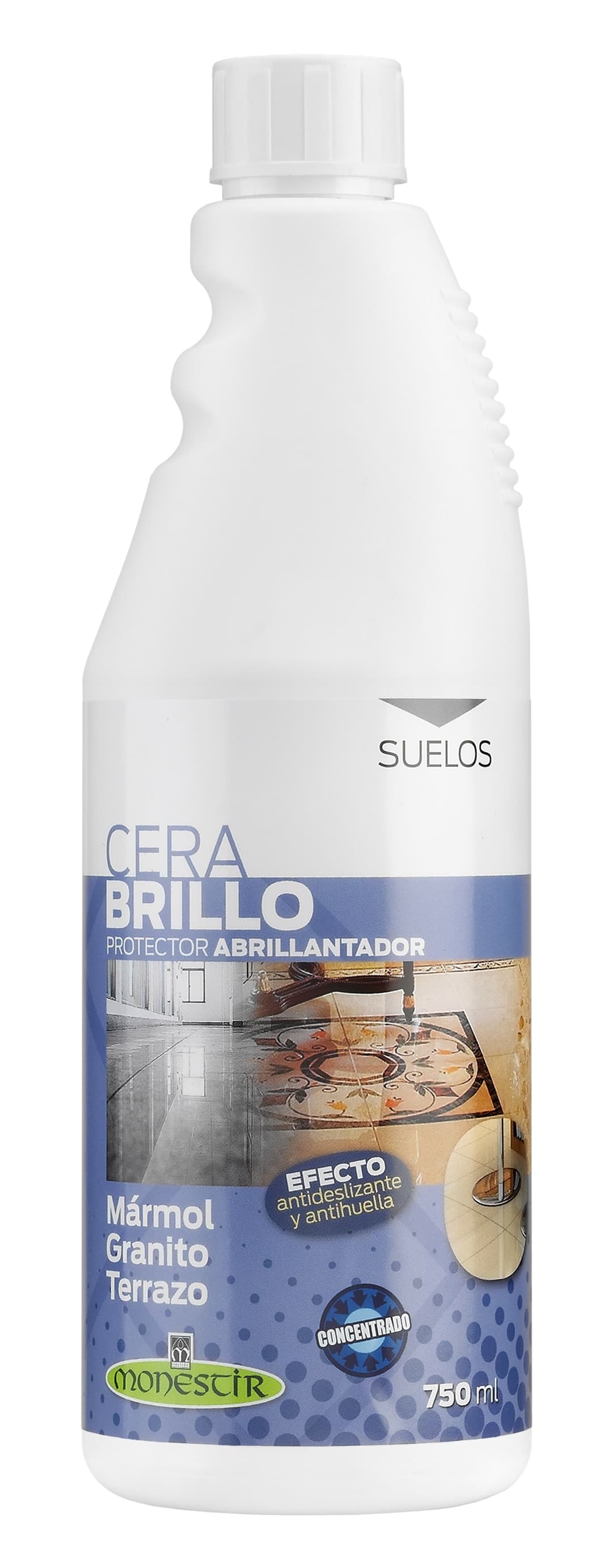 Monestir - Cera Brillo Suelos Pavimento 750 ml.