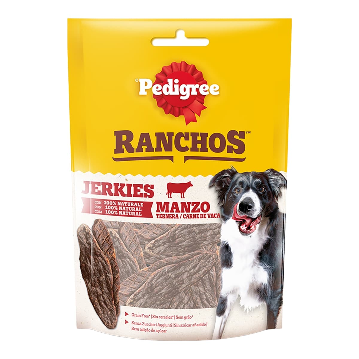 Pedigree - Snack para perros adultos Pedigree Ranchos Originals ternera 70 g.