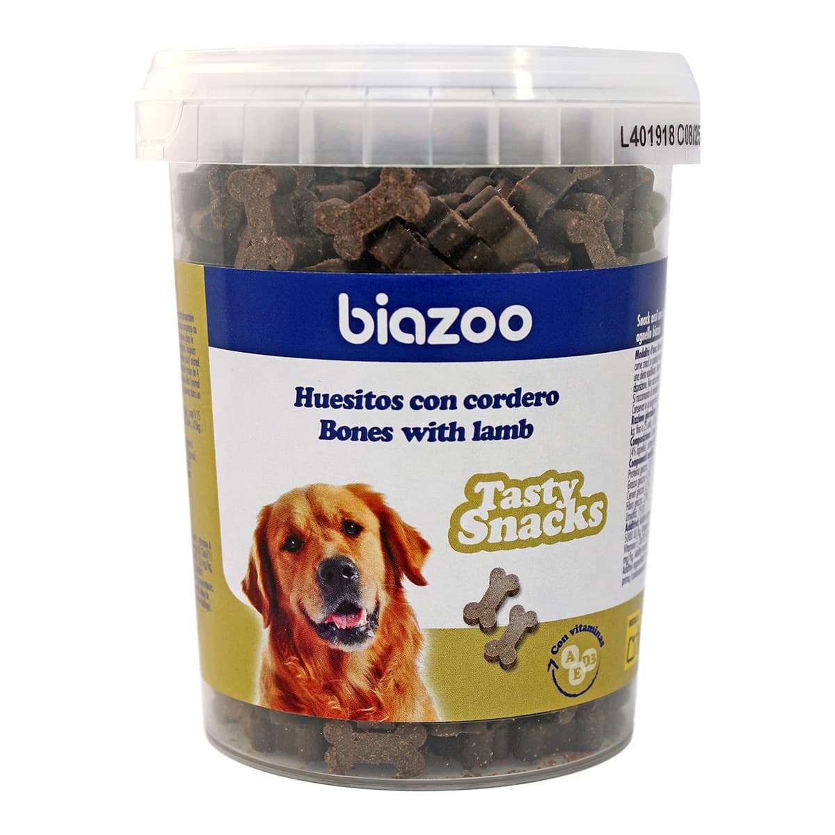 Biazoo - Snack para perros adultos Biazoo cordero 300 g.