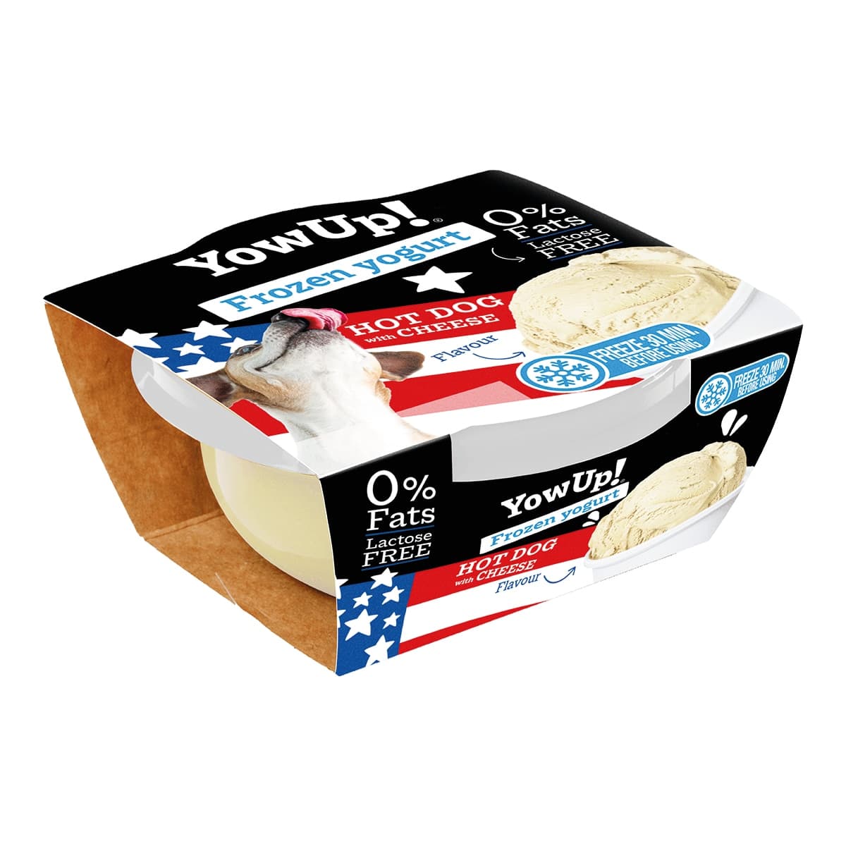 Yow Up - Yogur helado para perros y gatos Yow Up hot dog 110g.