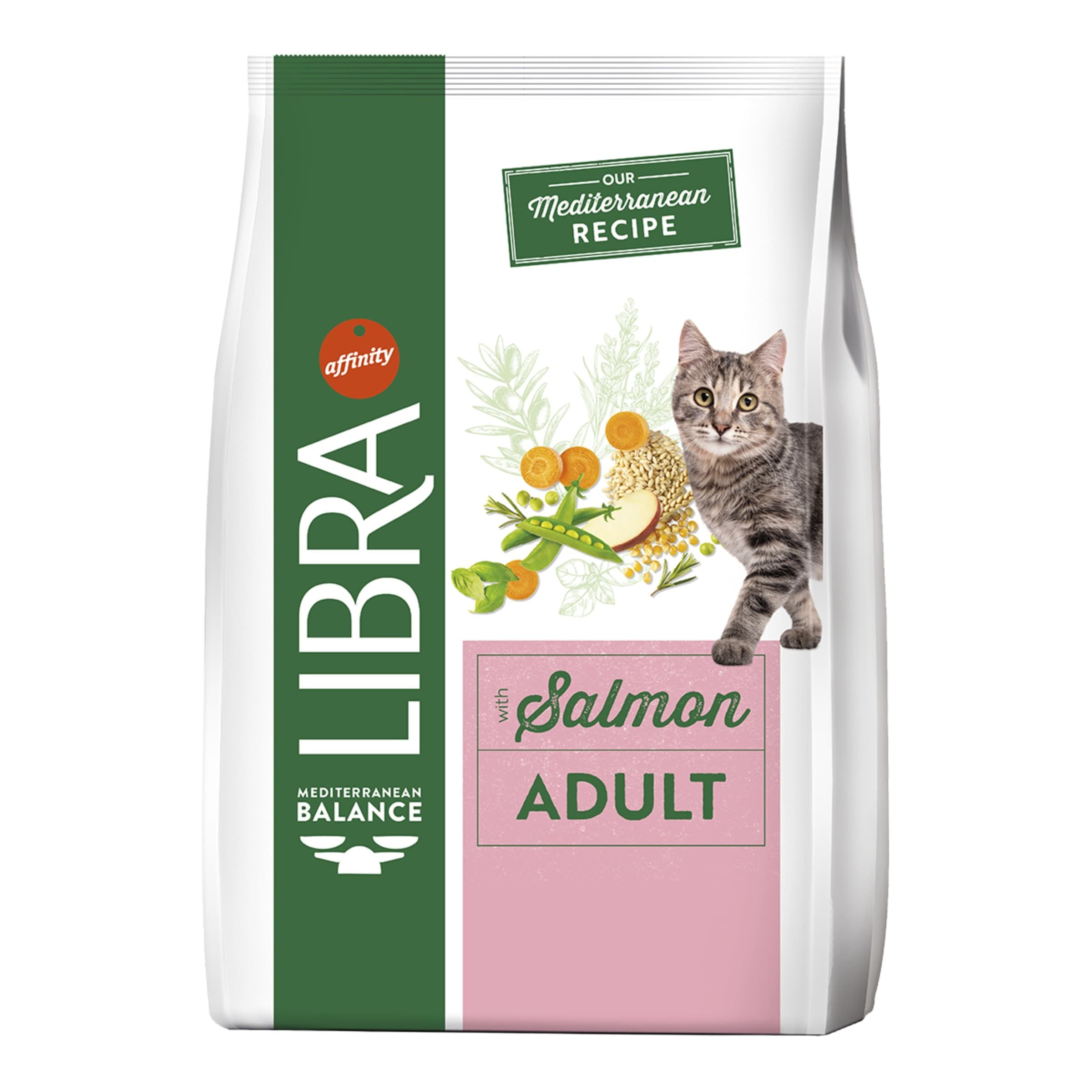 Libra - Pienso para gatos adultos Libra salmón y arroz.