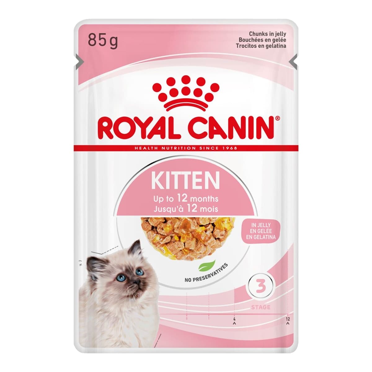 Royal Canin - Comida húmeda para gatitos Royal Canin en gelatina 85 g.