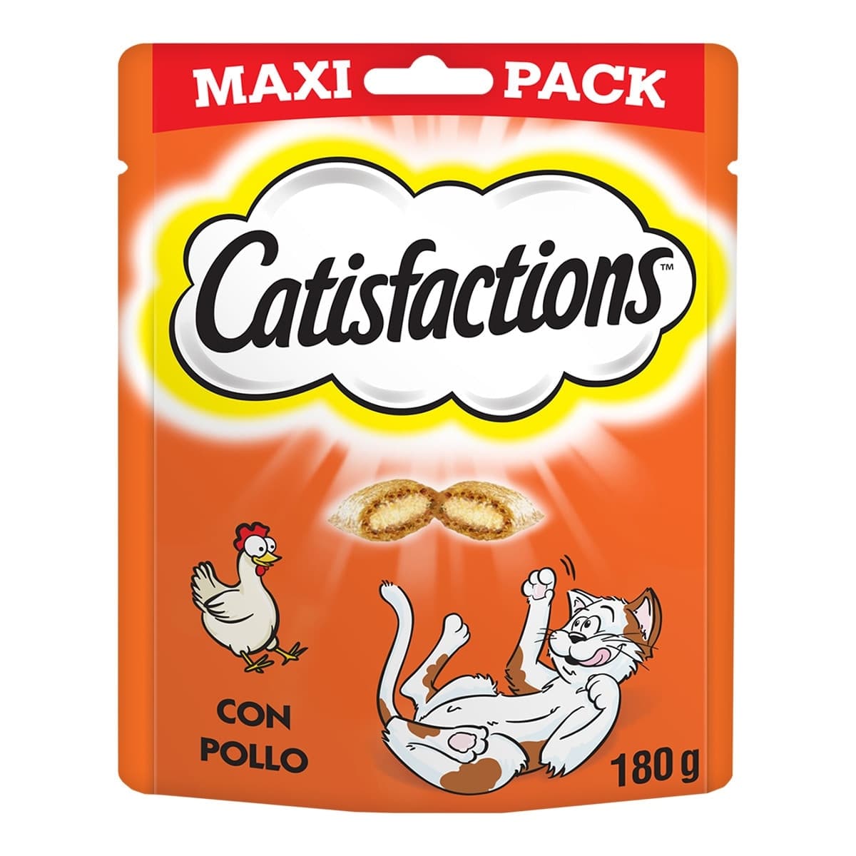 Catisfactions - Snack para gatos adultos Catisfactions pollo.