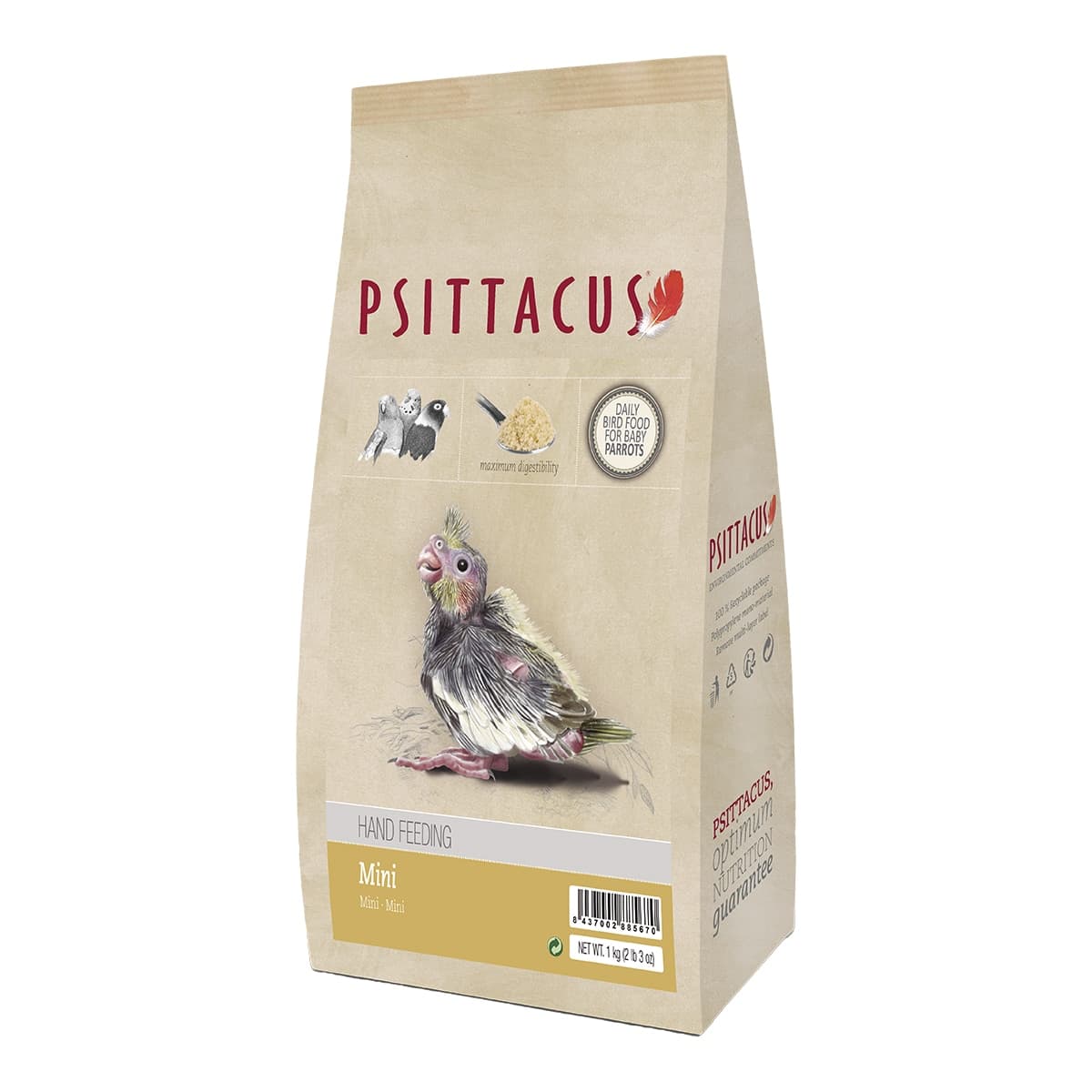 Psittacus - Pienso para pájaros Psittacus Papilla Mini.