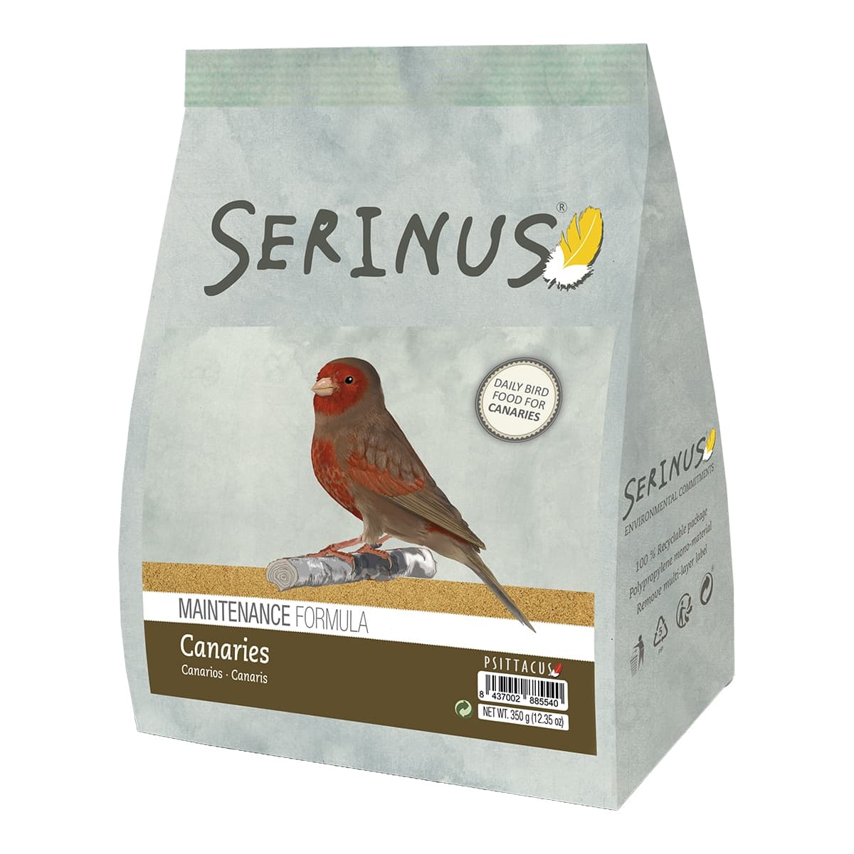 Serinus - Pienso para canarios Serinus Fórmula Mantenimiento.