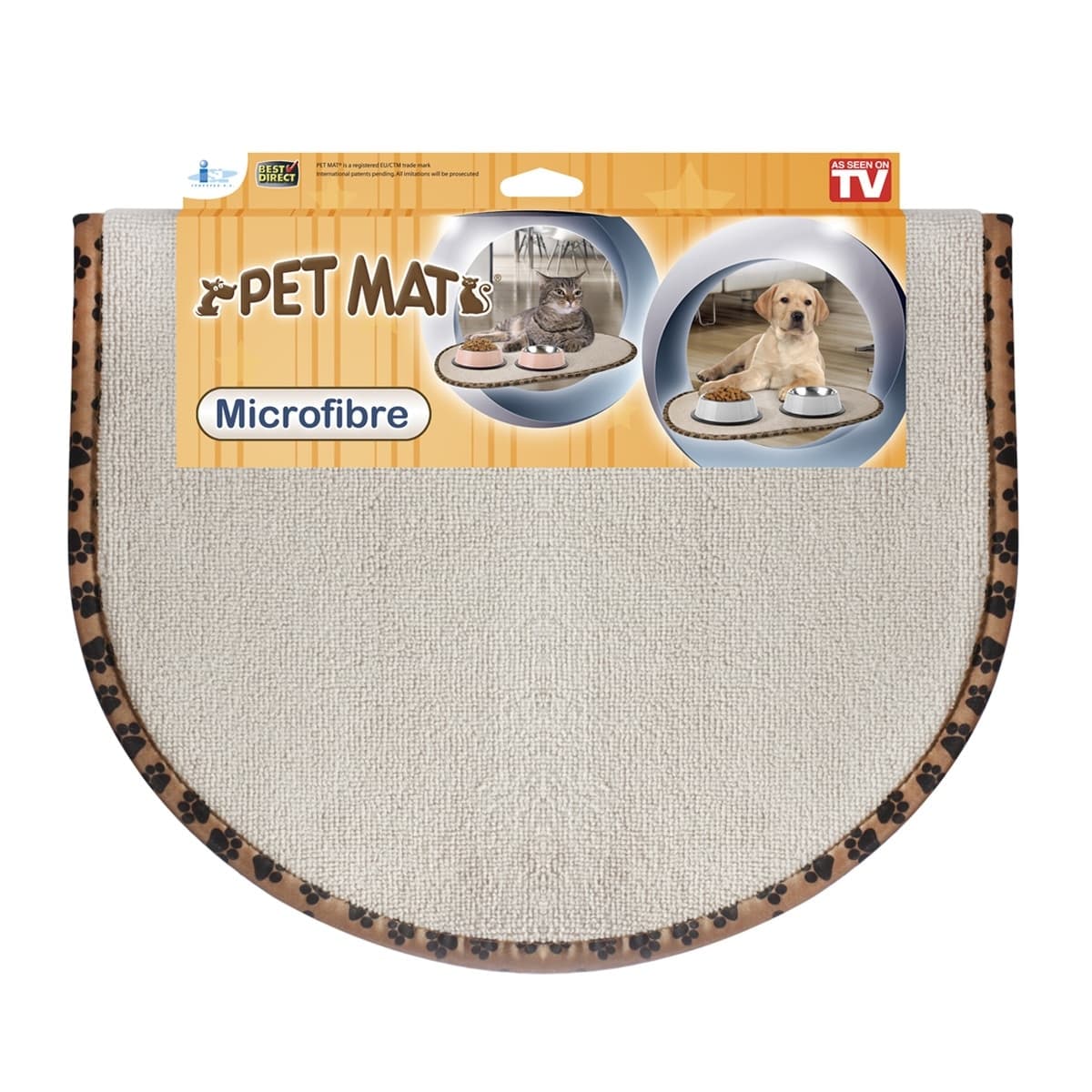 Industex - Alfombrilla comederos Industex para perros y gatos Pet Mat.