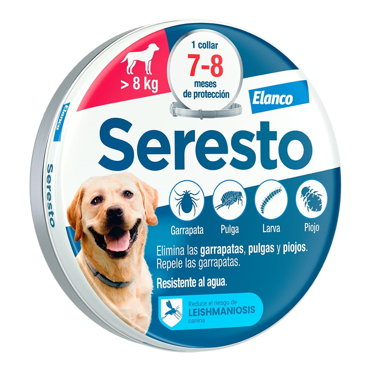 Seresto - Seresto 4,50 g + 2,03 g collar medicamentoso para perros > 8 kg.