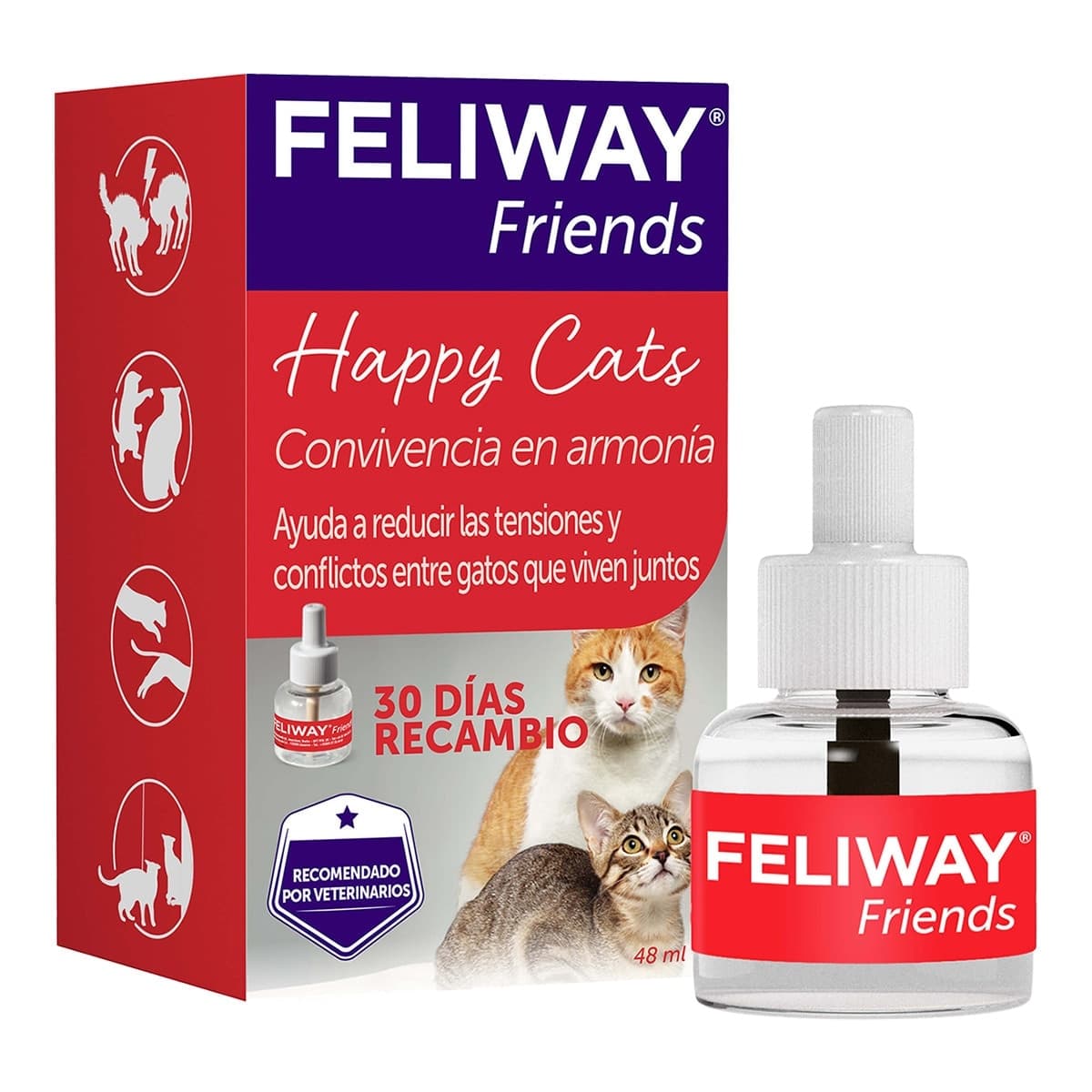 Feliway - Recambio Fellyway para gatos Friends 48 ml.