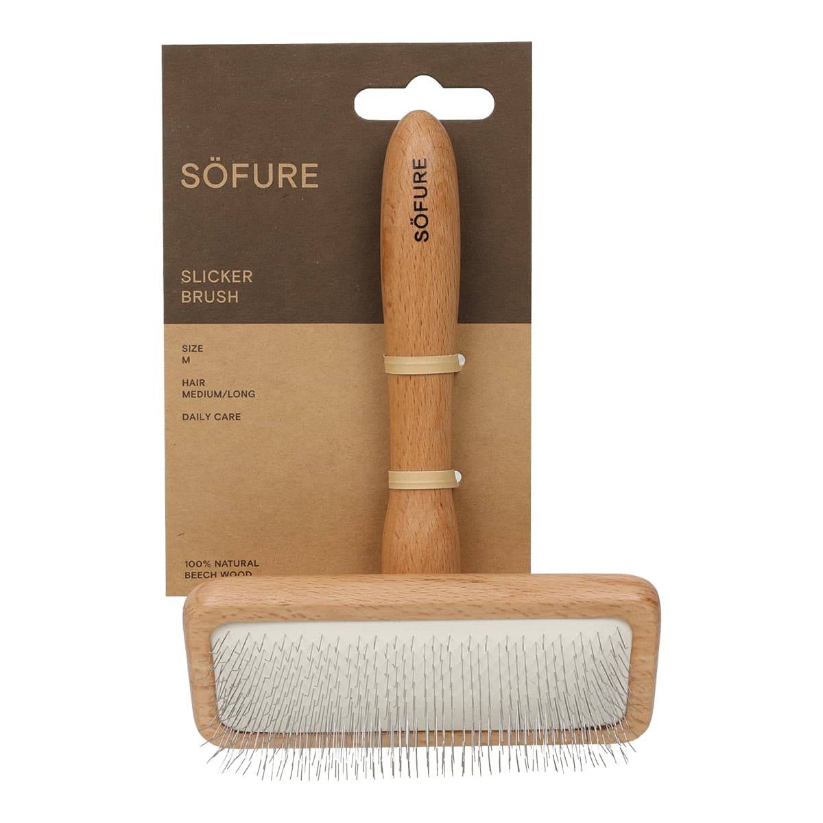 SOFURE - Carda Sofure para perros y gatos madera.