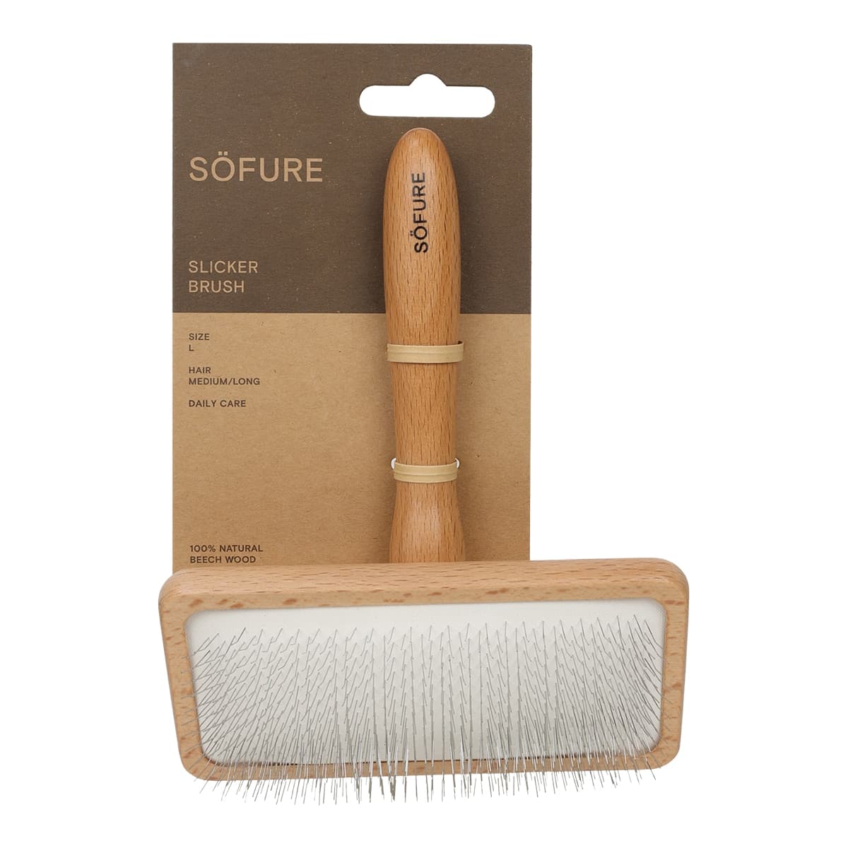 SOFURE - Carda Sofure para perros y gatos madera.