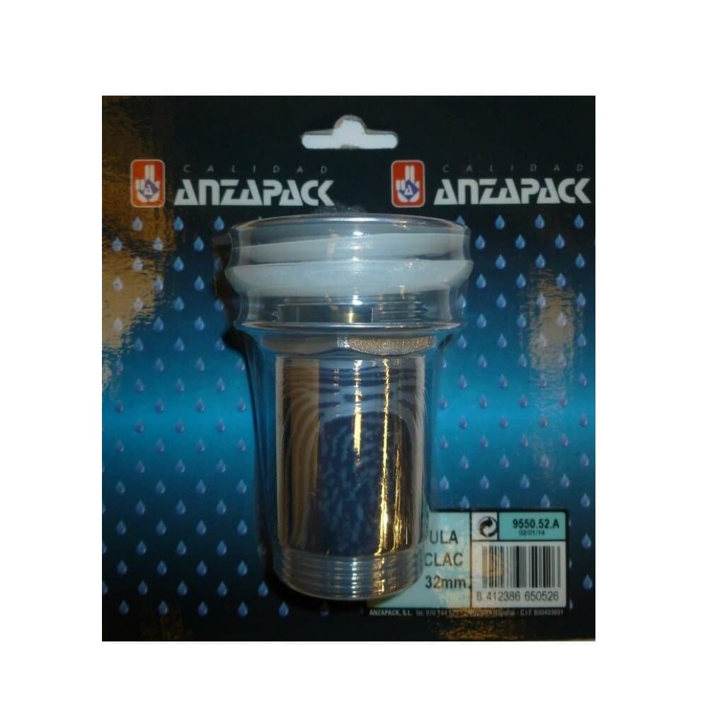 Anzapack - Válvula ClickClack para Lavabo y Bidet.