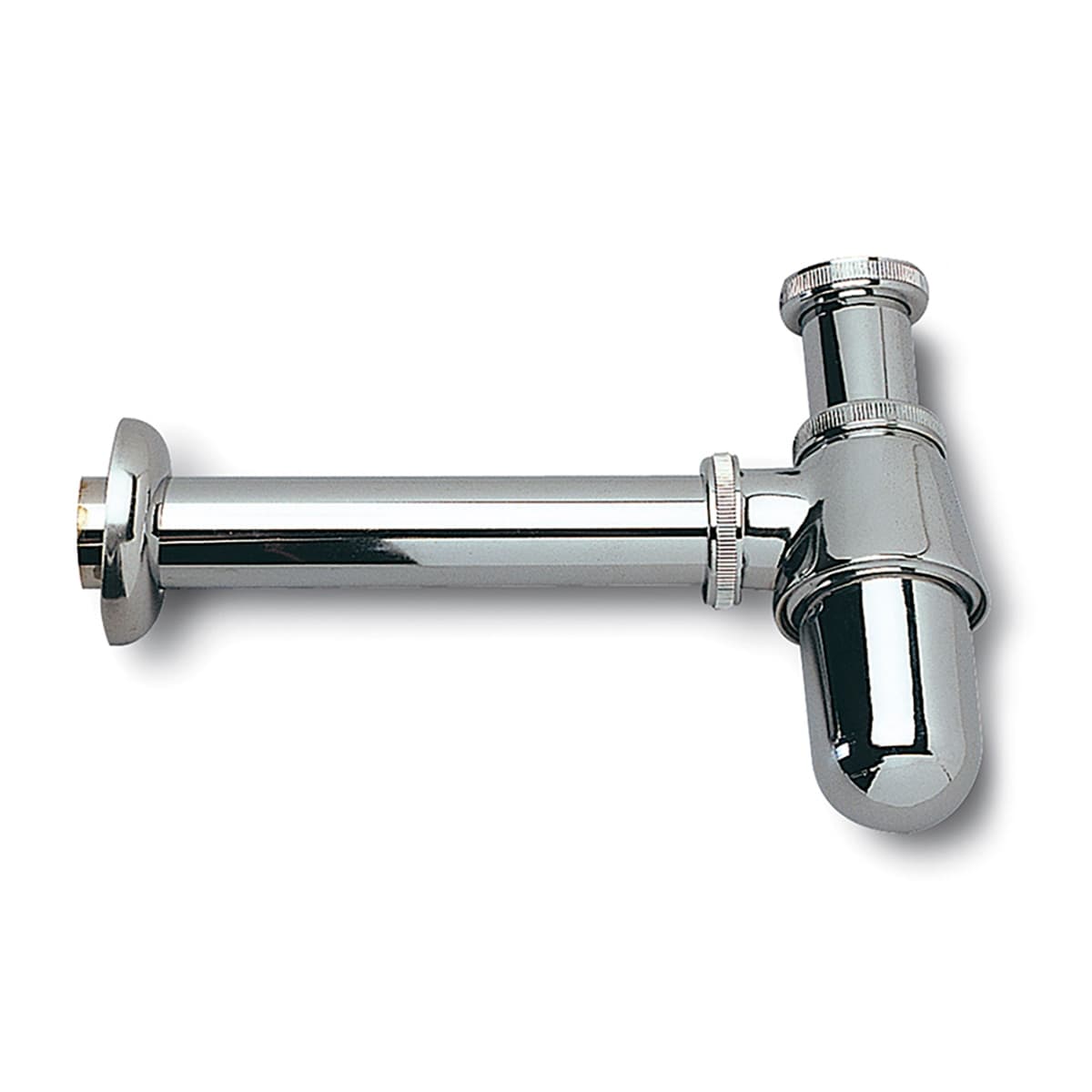 Anzapack - Sifón Botella Latón Cromado 1 1-4" (32 mm).