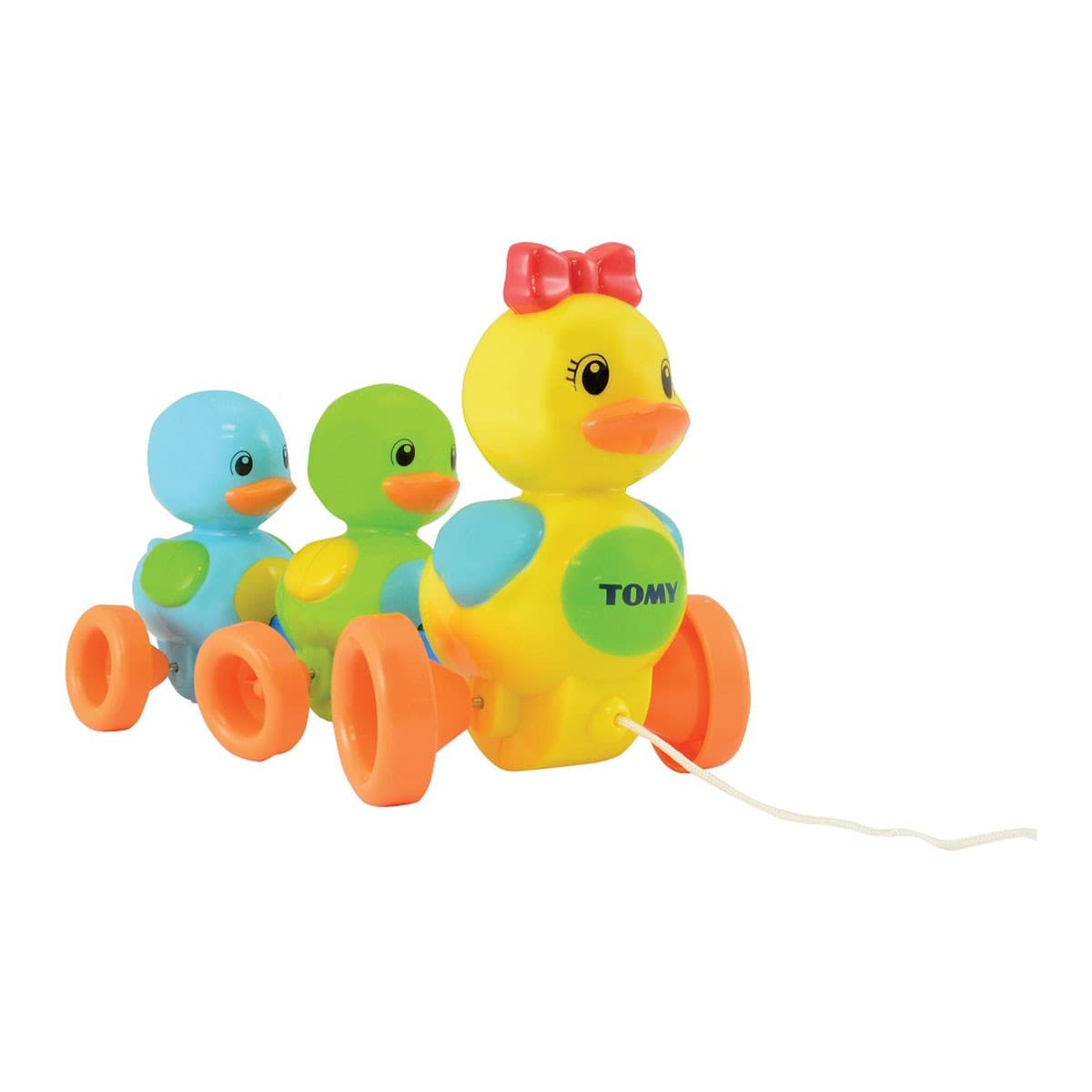 Tomy - Juguete de Arrastre familia patitos Tomy Toomies.