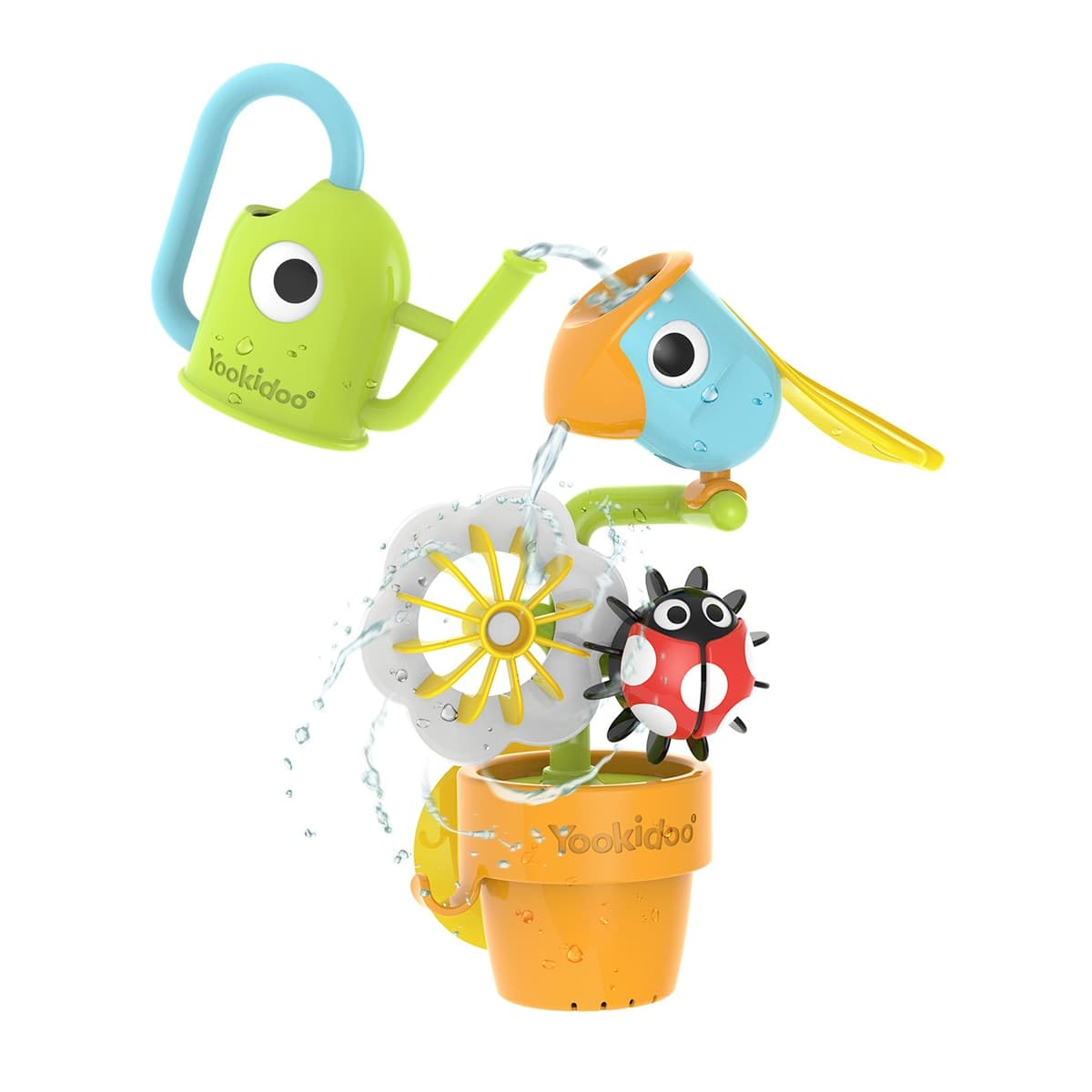 Yookidoo - Juguete de baño Pajarito Pica Y Pica En La Bañera Yookid.