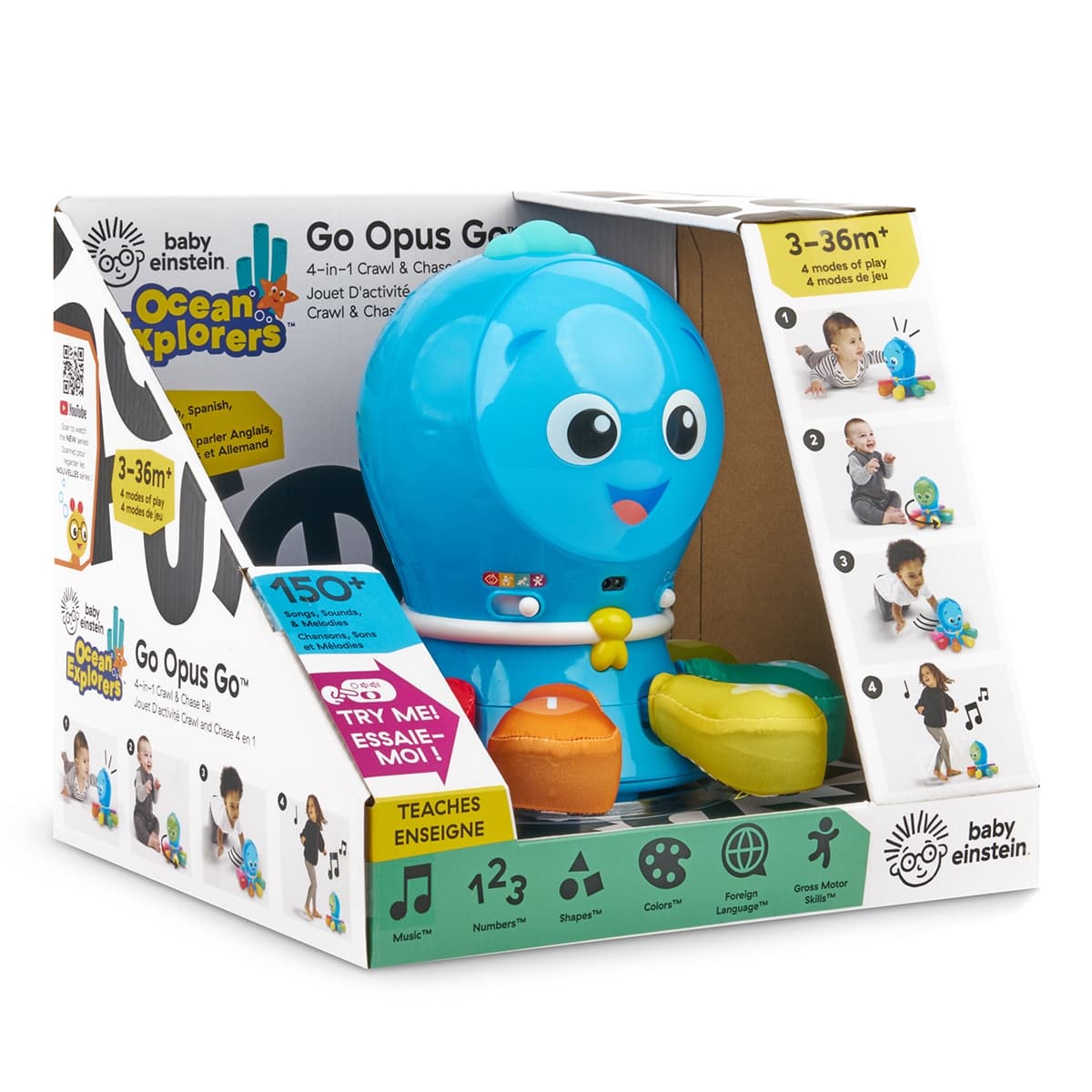 Baby Einstein - Juguete de actividad Go Opus Go Baby Einstein.