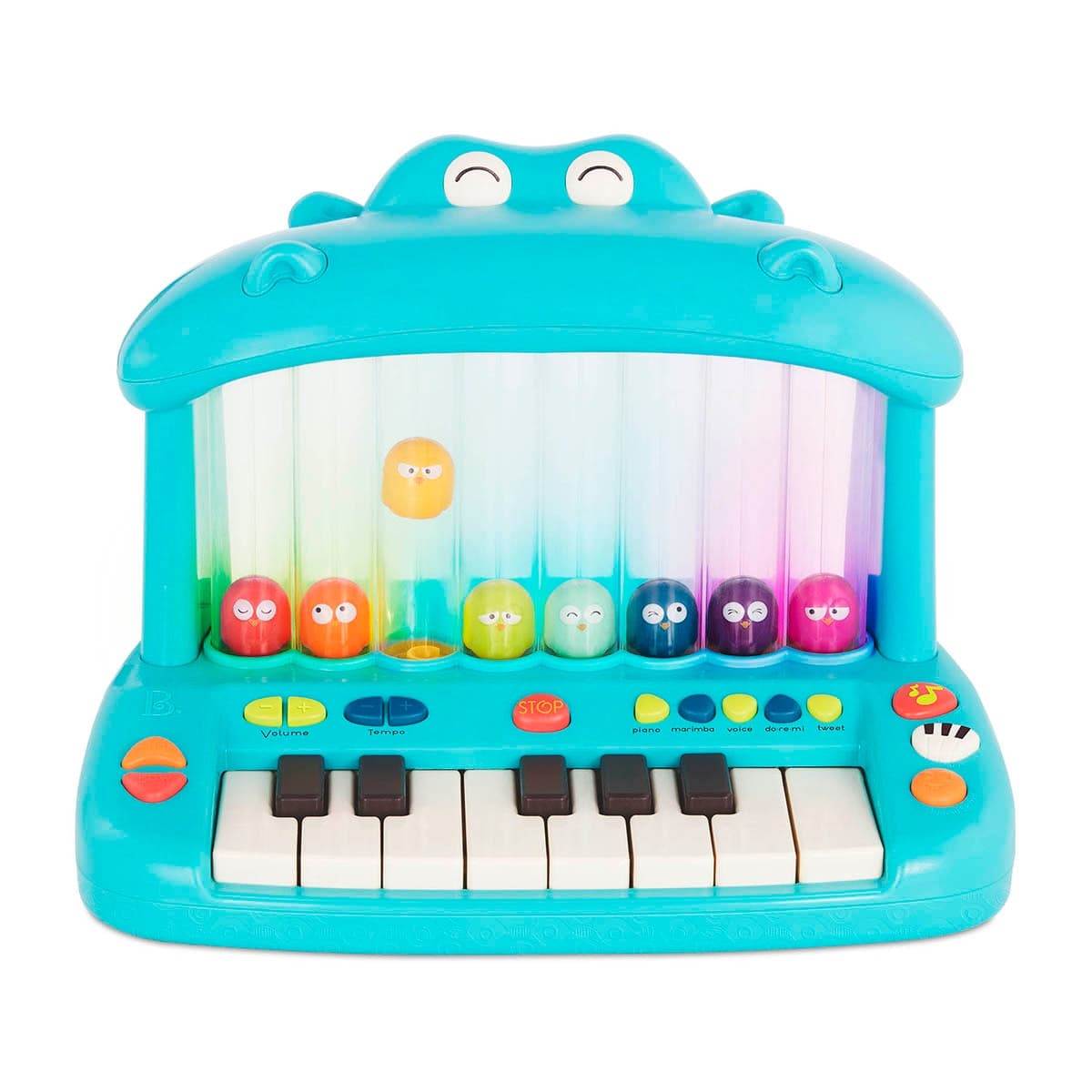 B.TOYS - Hippo Piano con luces y sonidos B. Toys.