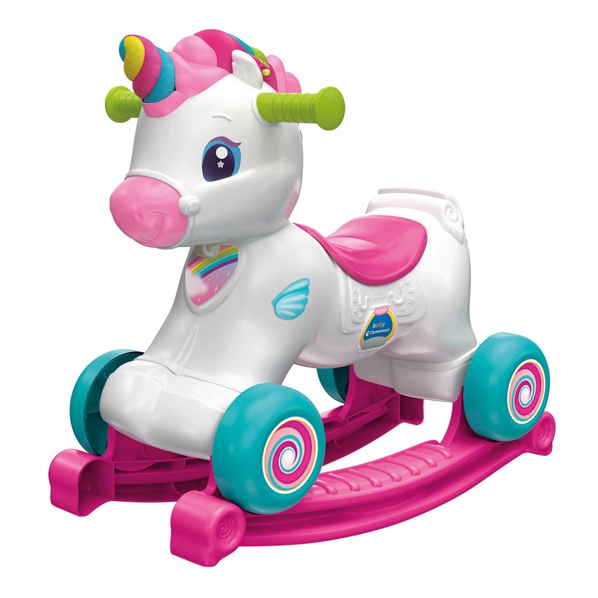 Clementoni - Correpasillos-Balancín el Caballito o Unicornio Clementoni.