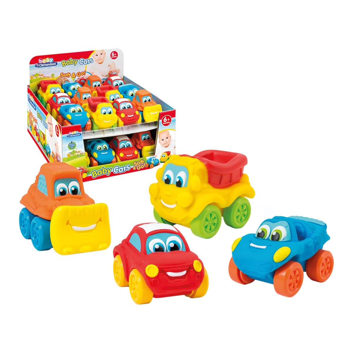 Clementoni - Display Babies Coches blanditos.