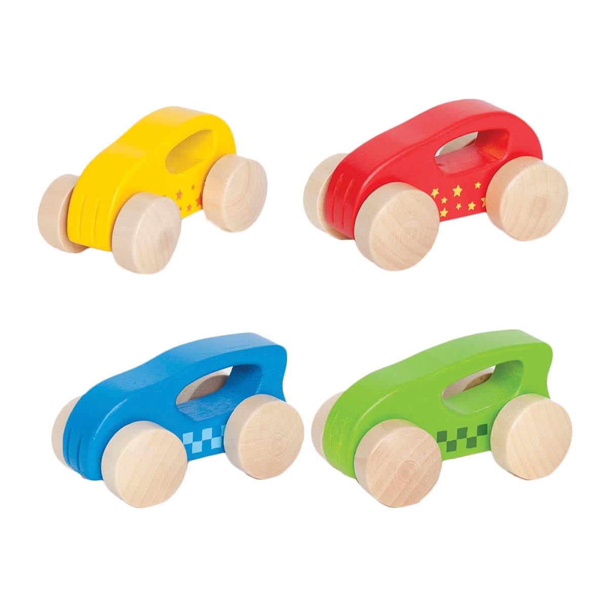 Hape - Mini coche juguete de madera Hape.
