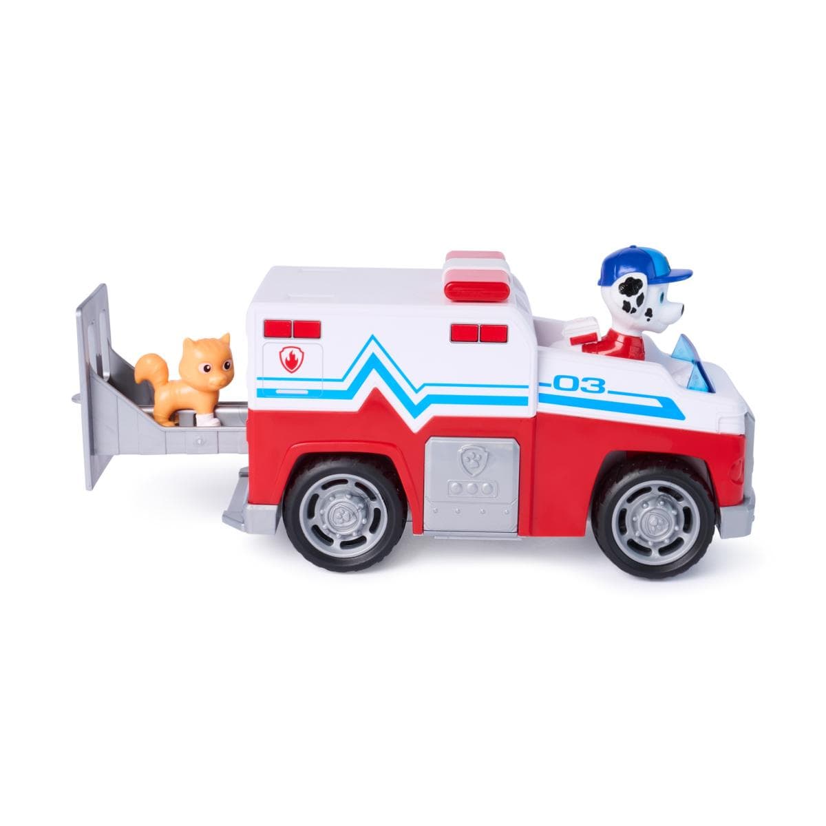 Paw Patrol - Vehículo rescate Marshall Paw Patrol Spin Master.