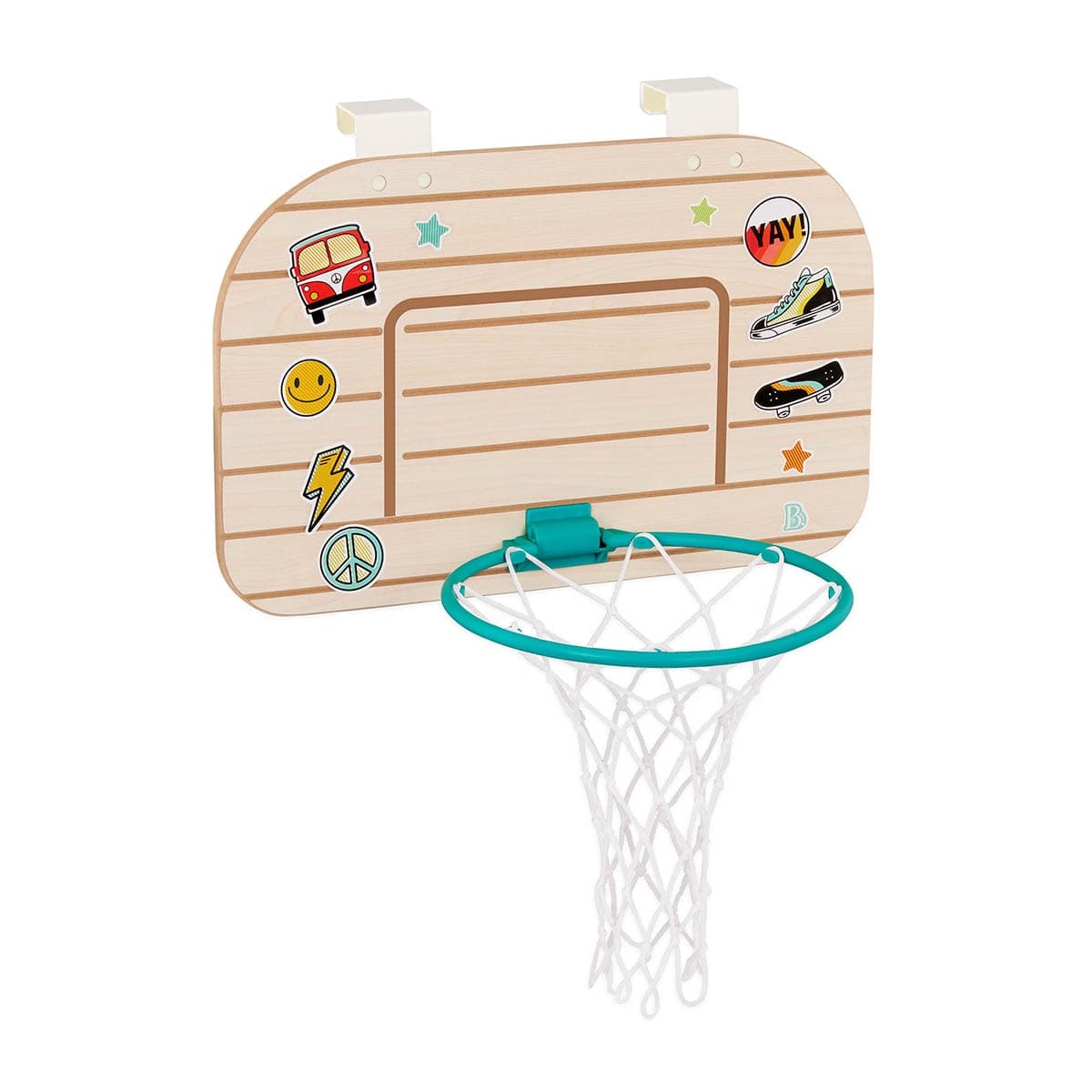 B.TOYS - Set baloncesto madera para puerta B Toys.