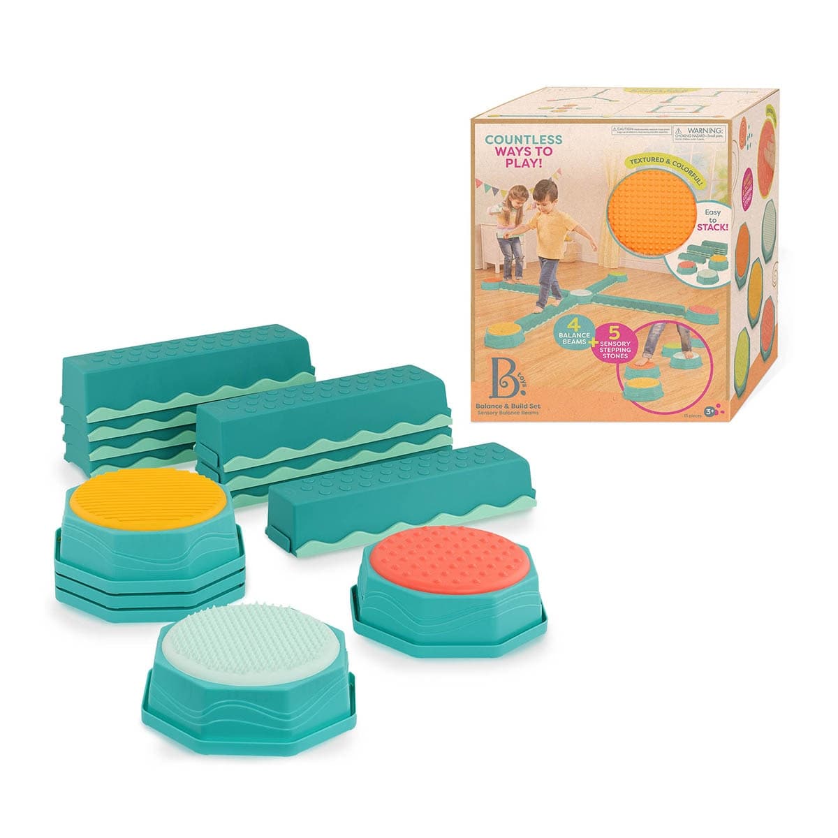 B.TOYS - Barras de equilibrio 13 piezas B Toys.