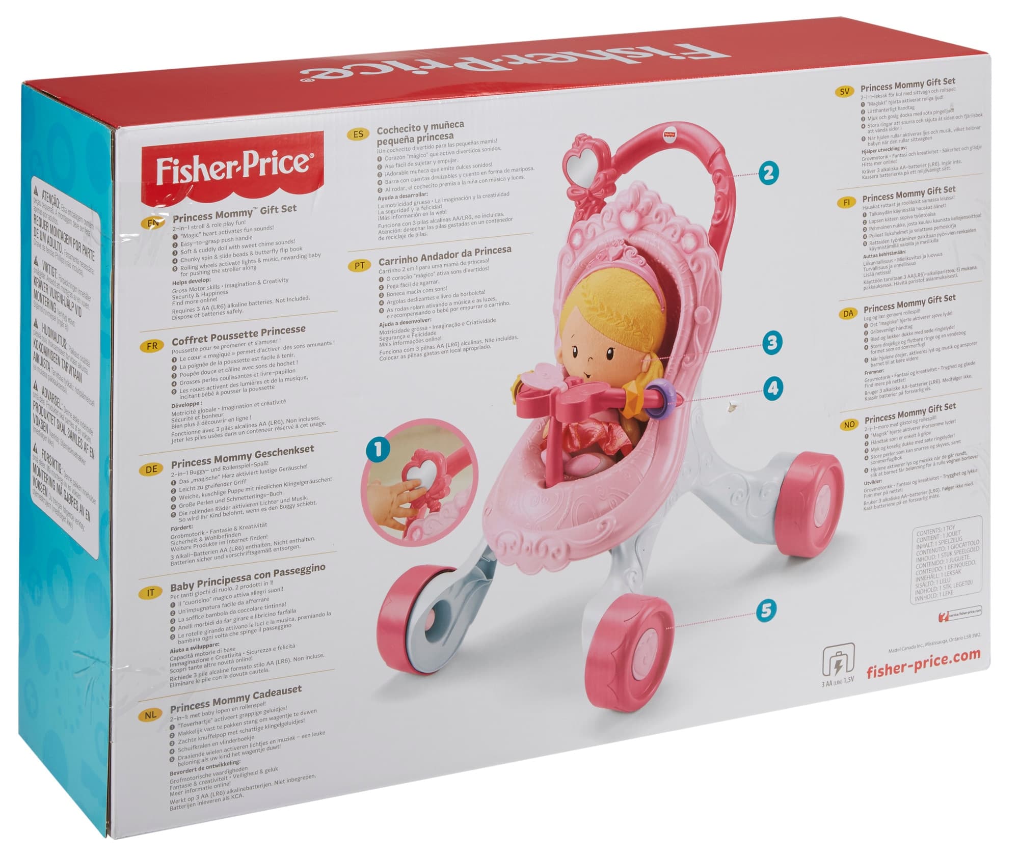 Andador-cochecito Fisher-Price pequeña princesa - Image 6