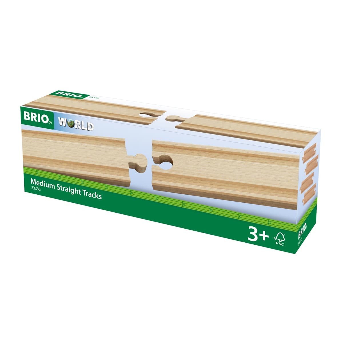 BRIO - Vías rectas medianas Brio.