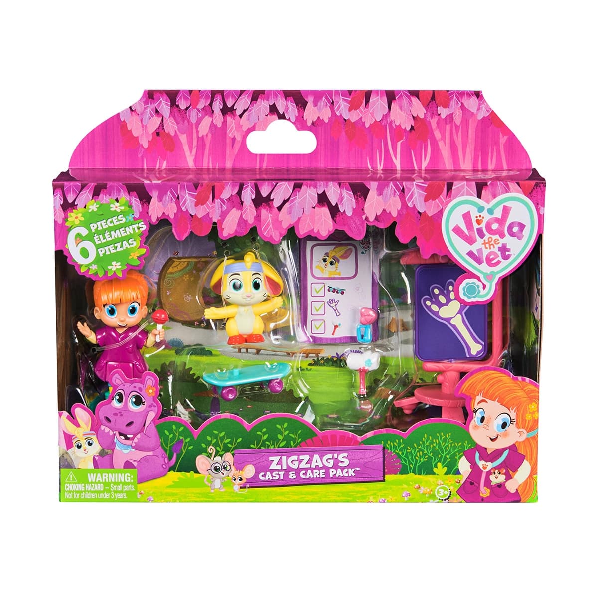 Spin Master - Pack figuras de Zigzag y Vida Story con accesorios médicos Vida The Vet Spin Master.
