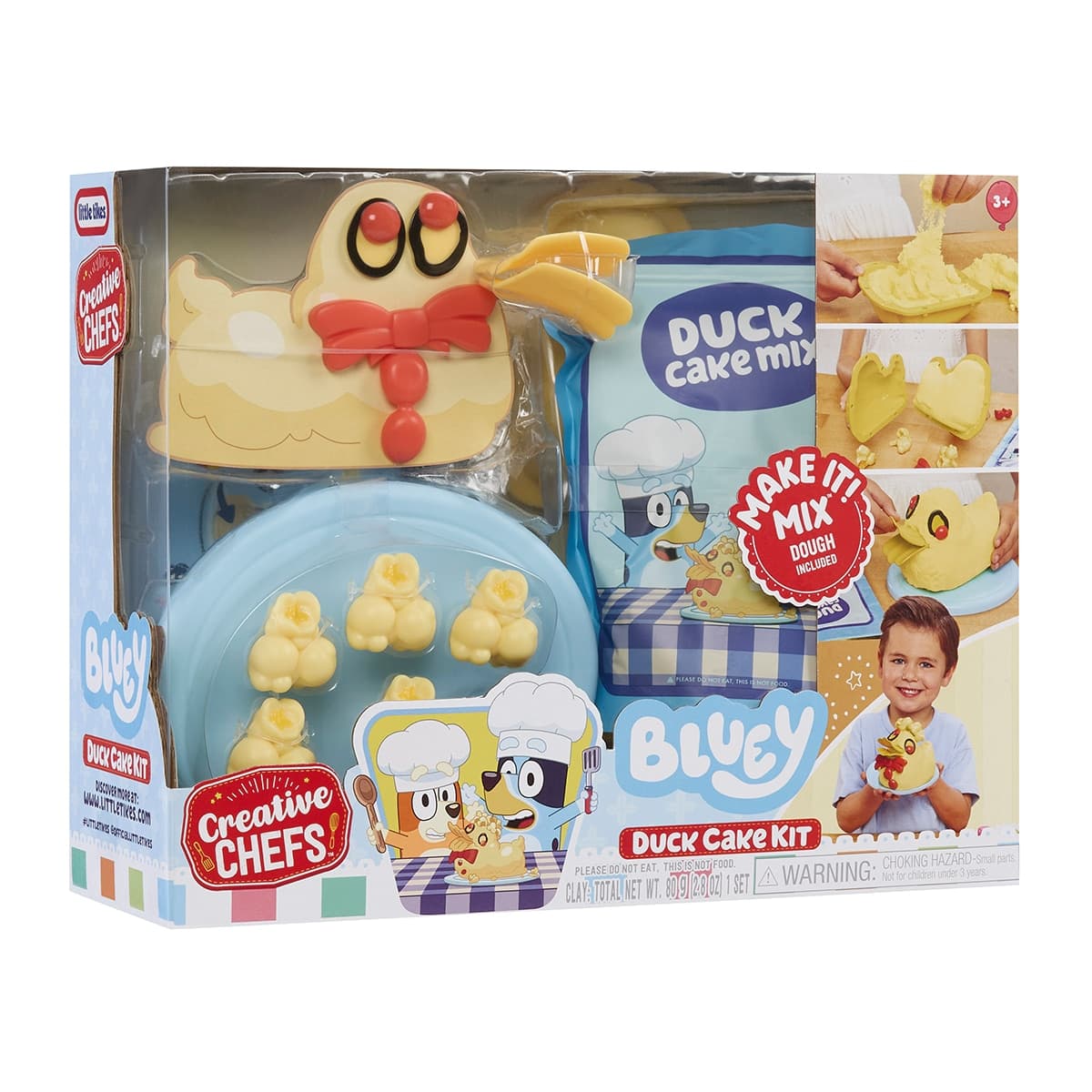Little Tikes - Juego de cocina Cake Kit Playset Bluey - Duck Creative Chefs.