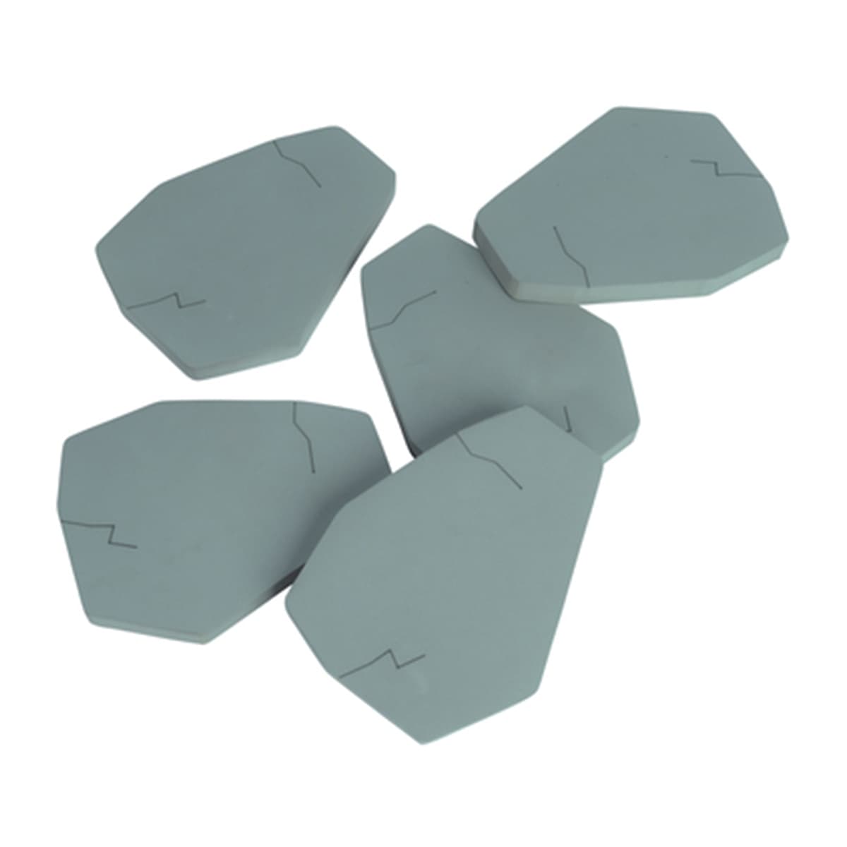 Moes - Juguete de goma EVA Set 5 piezas Rocas Moes.