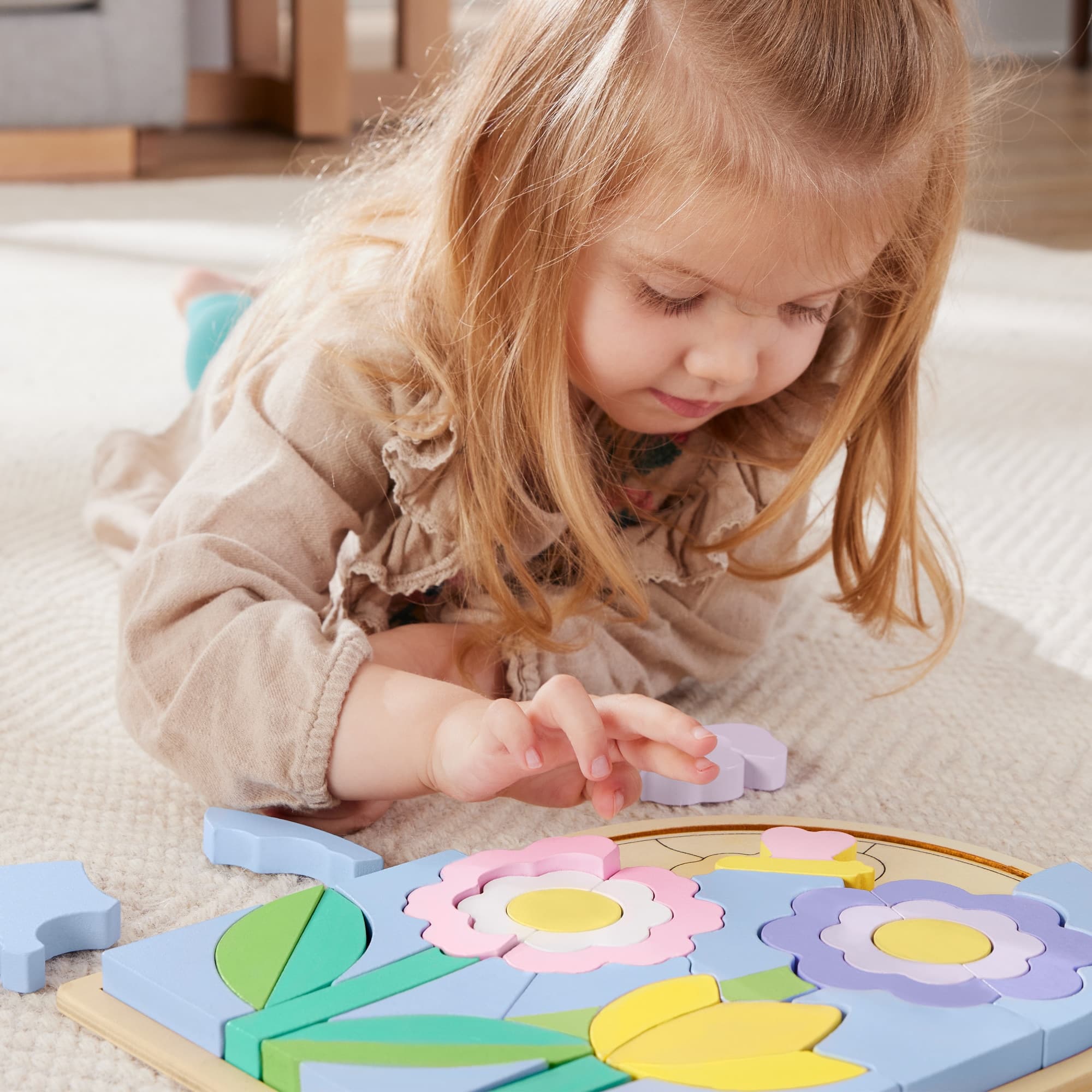 Puzzle madera de flores Fisher-Price - Image 2