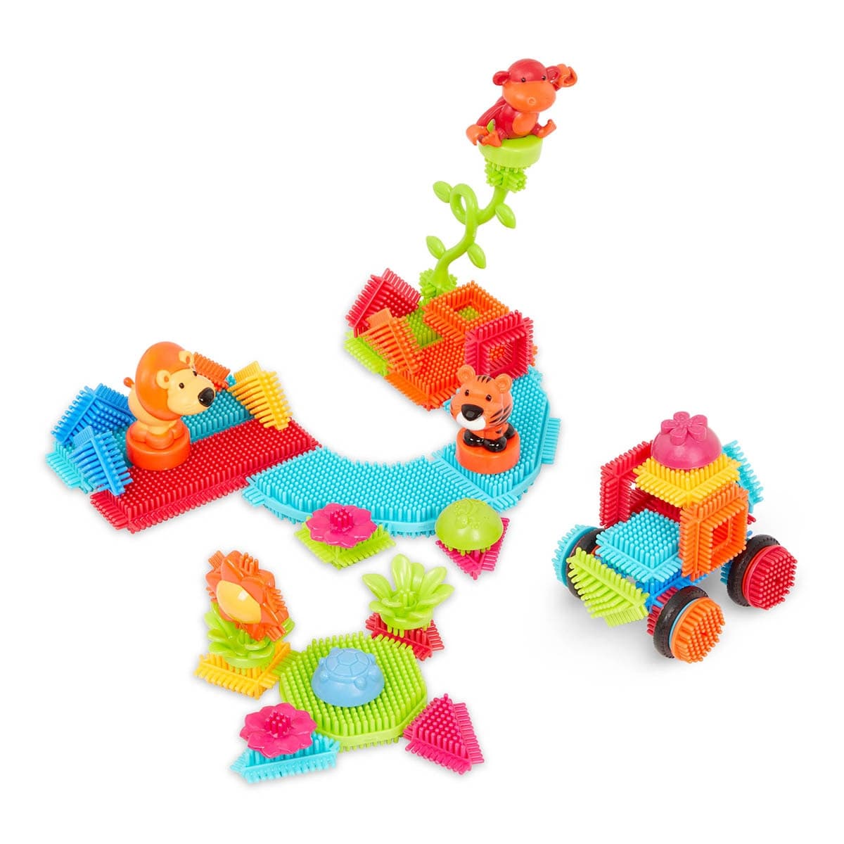 BRISTLE BLOCKS - Bloques Aventuras En La Selva 54 Piezas.