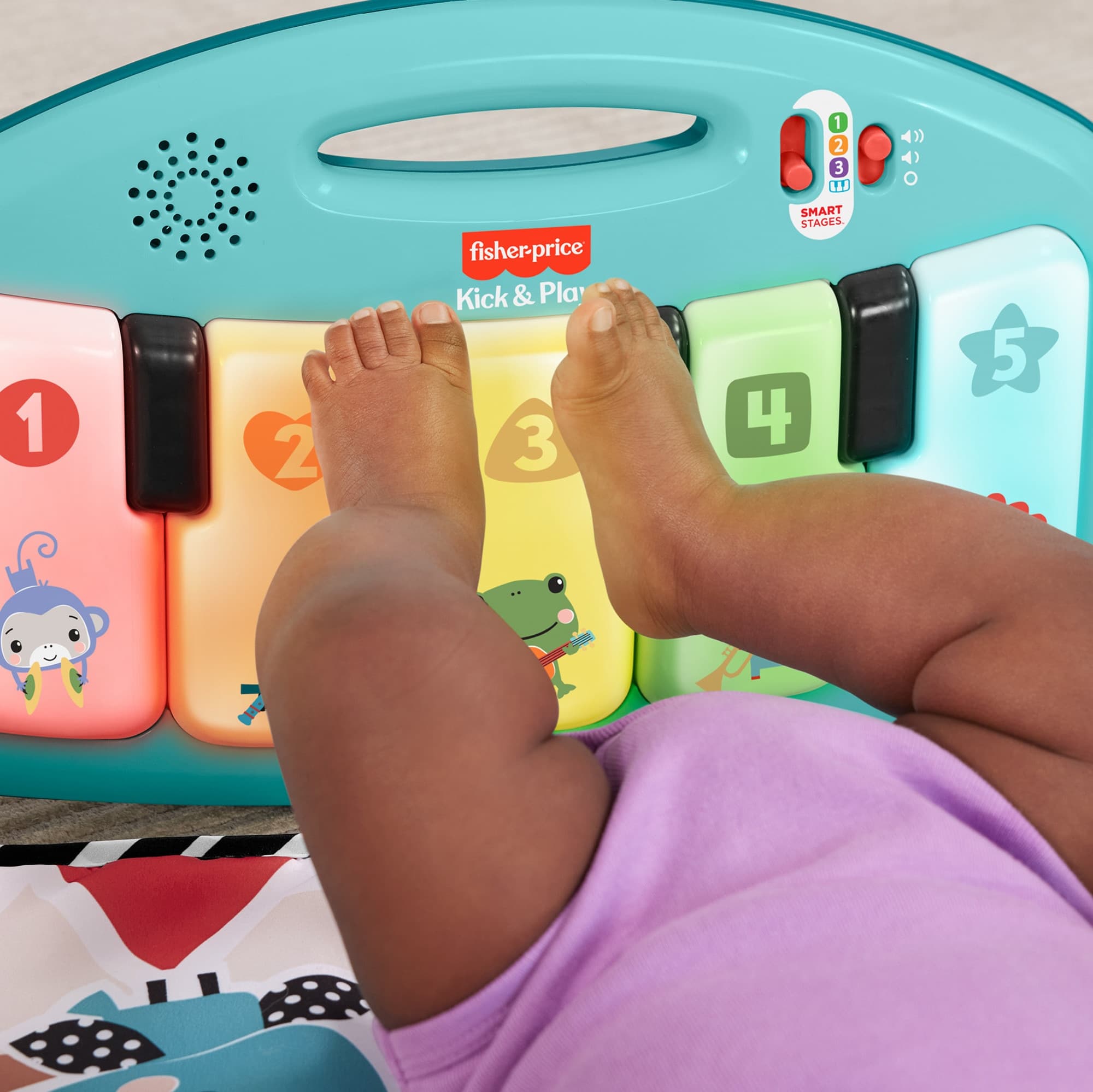 Alfombra de actividades para bebés Glow and Grow Fisher-Price - Image 4