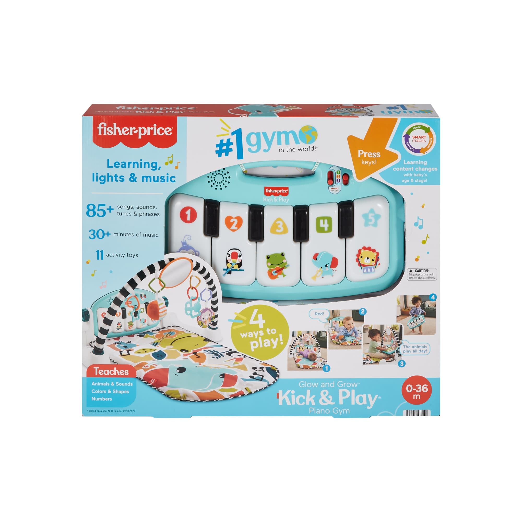 Alfombra de actividades para bebés Glow and Grow Fisher-Price - Image 6