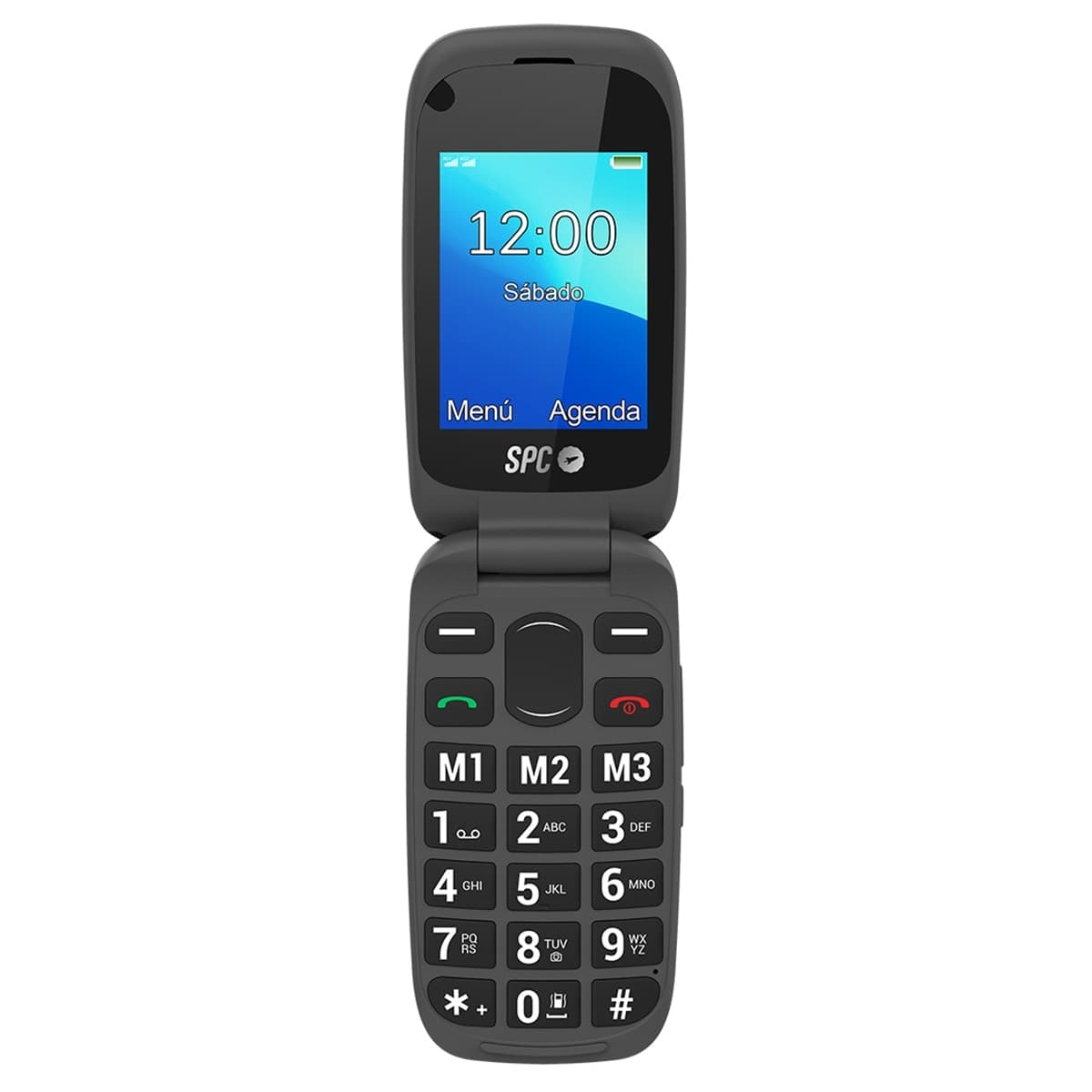 SPC - SPC Harmony 4G Senior Mobile tipo concha negro móvil libre.