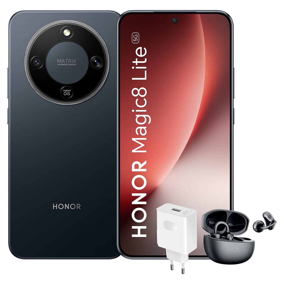 Honor - Honor Magic8 lite 8GB + 512GB móvil libre + Cargador 66W.