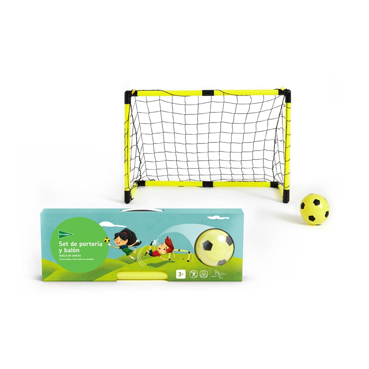 Set de miniportería y balón El Corte Inglés