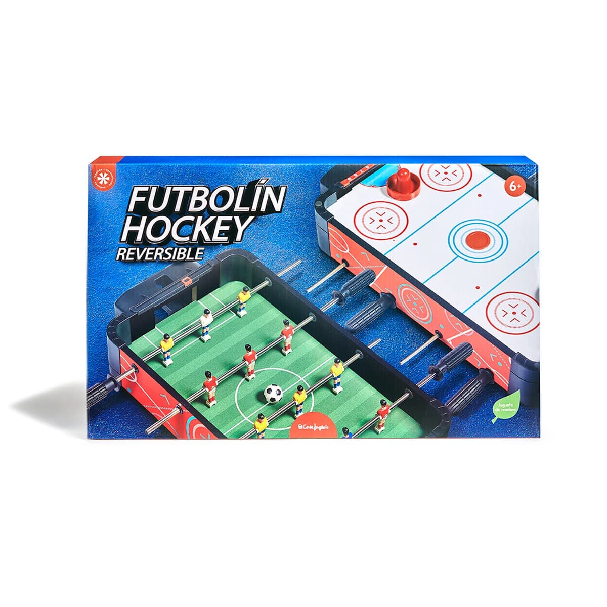 Futbolín Hockey reversible de madera sostenible El Corte Inglés - Image 3