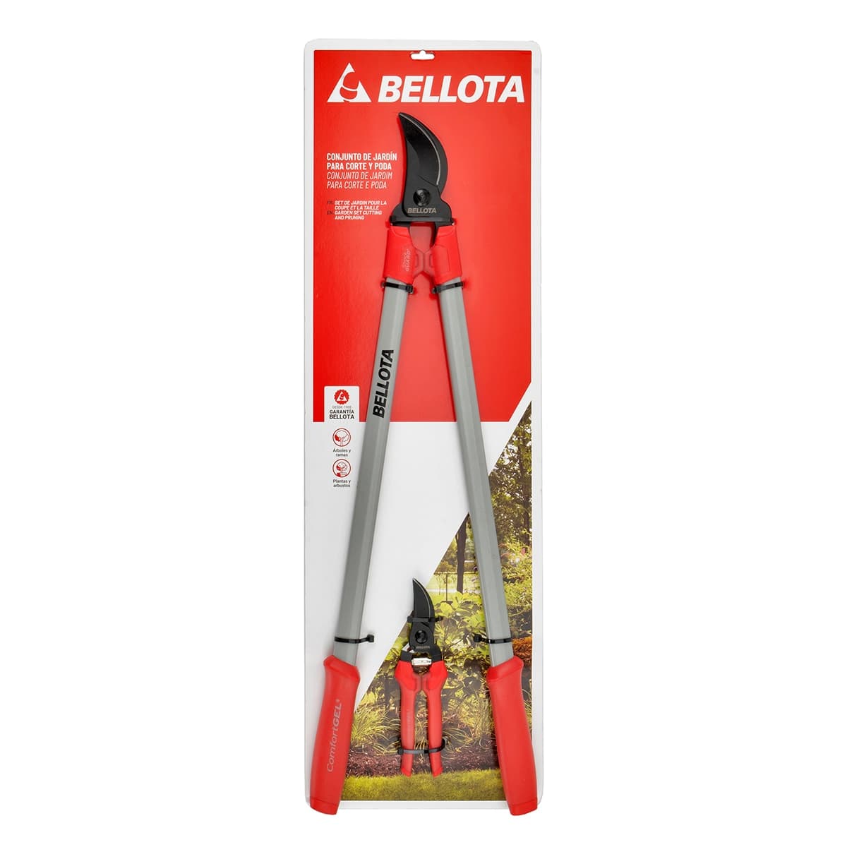 Bellota - Podadora KIT3402 kit de tijeras Comfortgel Corte Bypass y con sistema de amortiguación.