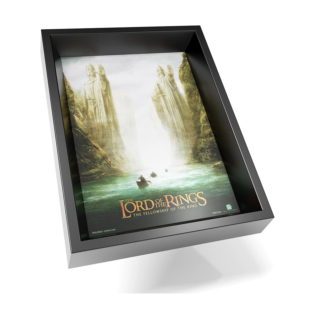 Erik - Print Lenticular con marco Argonath El Señor de los Anillos.