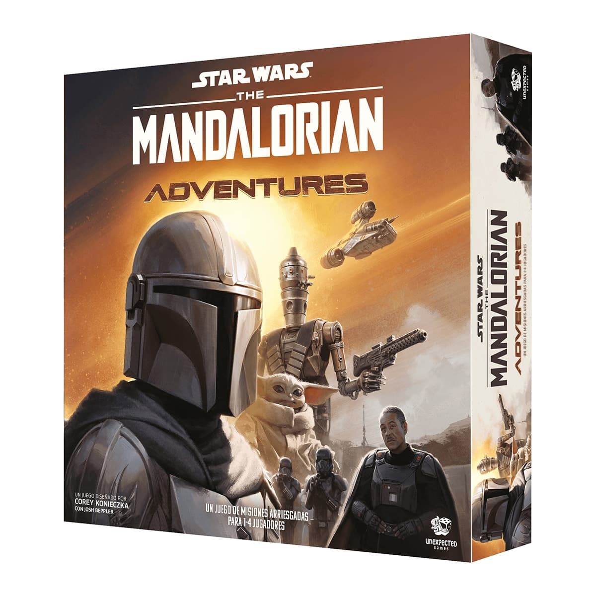 Unexpected Games - Juego de mesa The Mandalorian: Adventures Star Wars.