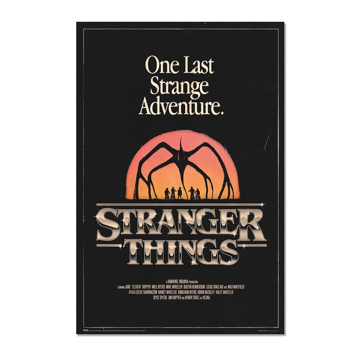 Grupo Erik - Póster Stranger Things Temporada 5 Erik.