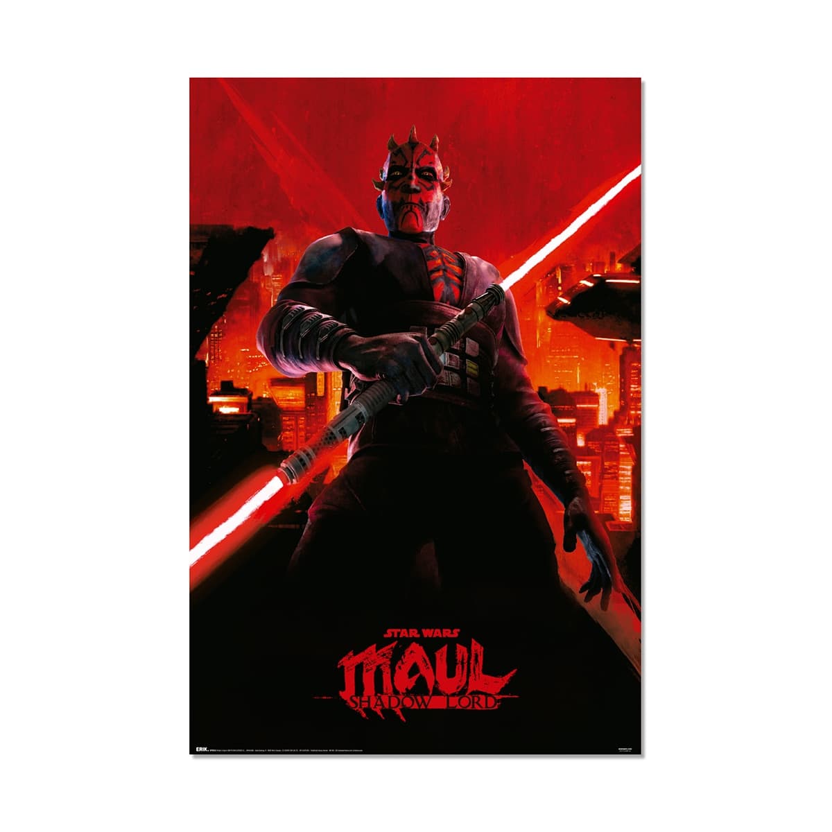 Erik - Póster Darth Maul Shadow Lord Star Wars Erik.