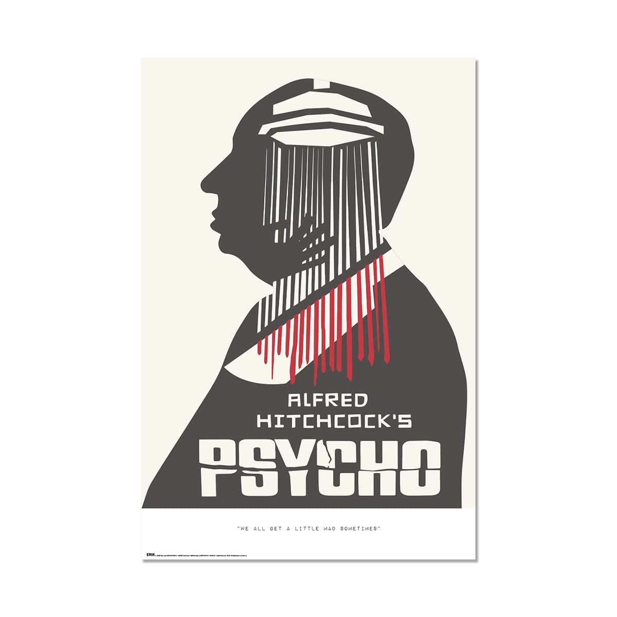 Erik - Póster Alfred Hitchcock Psycho Alfred Hitchcock Erik.