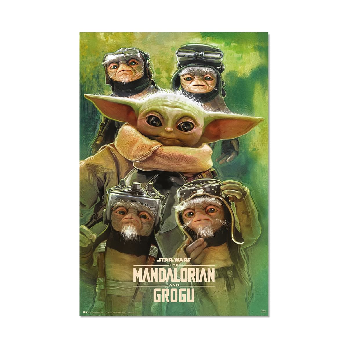 Erik - Póster Grogu Anzellans Star Wars The Mandalorian Erik.