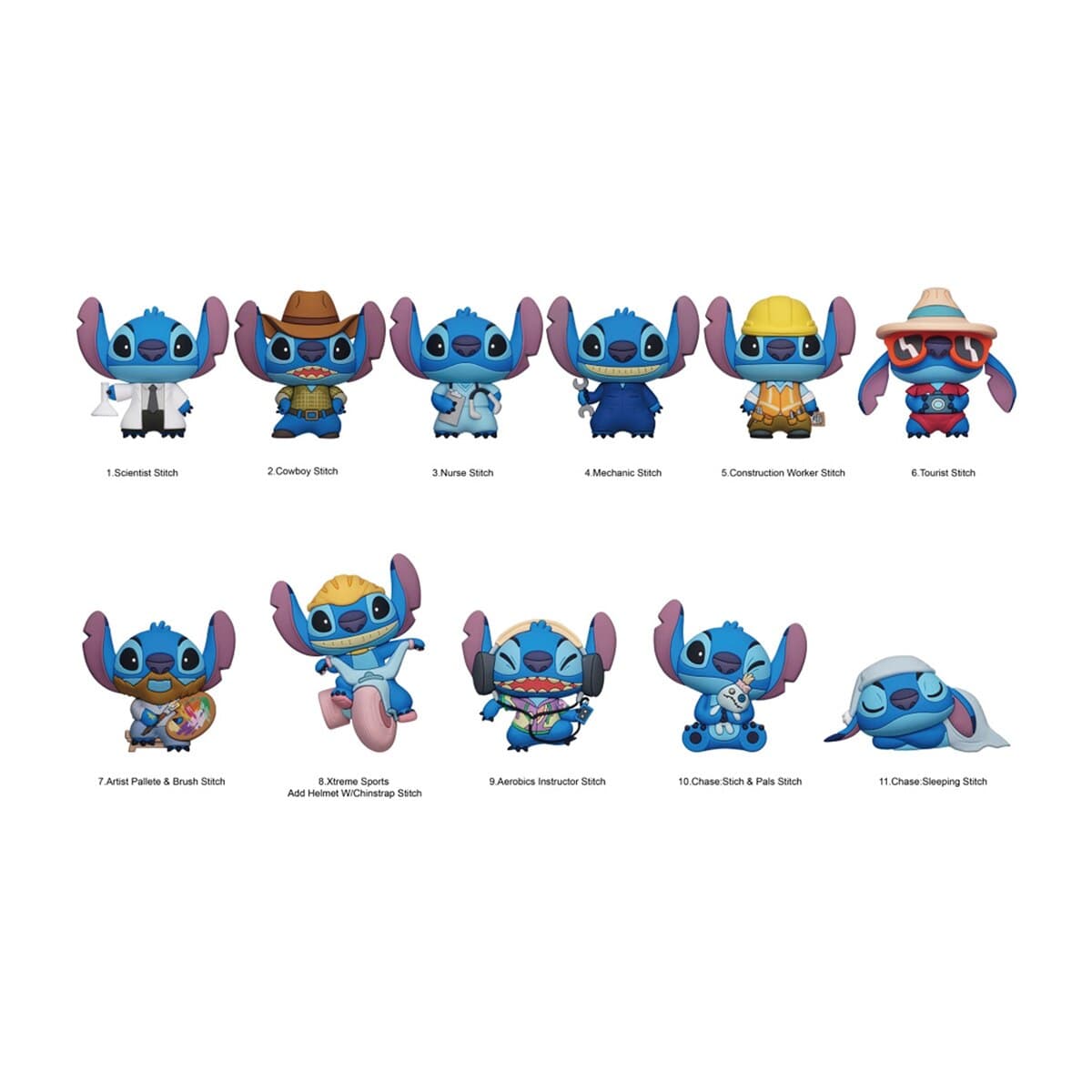 Monogram - Figura sorpresa 5 cm Stitch Disney Monogram modelos surtidos.
