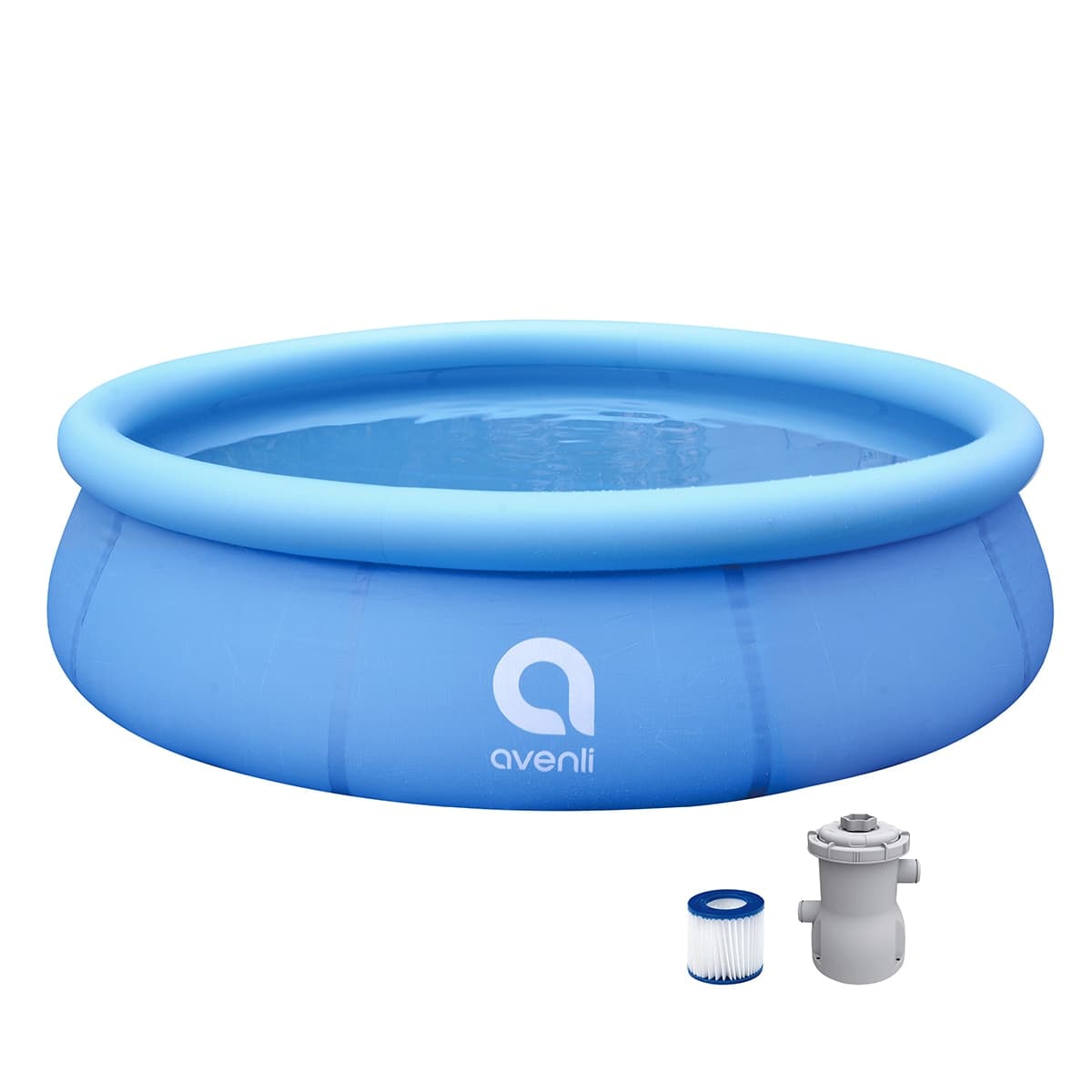 Avenli - Piscina desmontable Avenli 300 cm x 76 cm con depuradora 1136 L-h. Capacidad 4383 L..